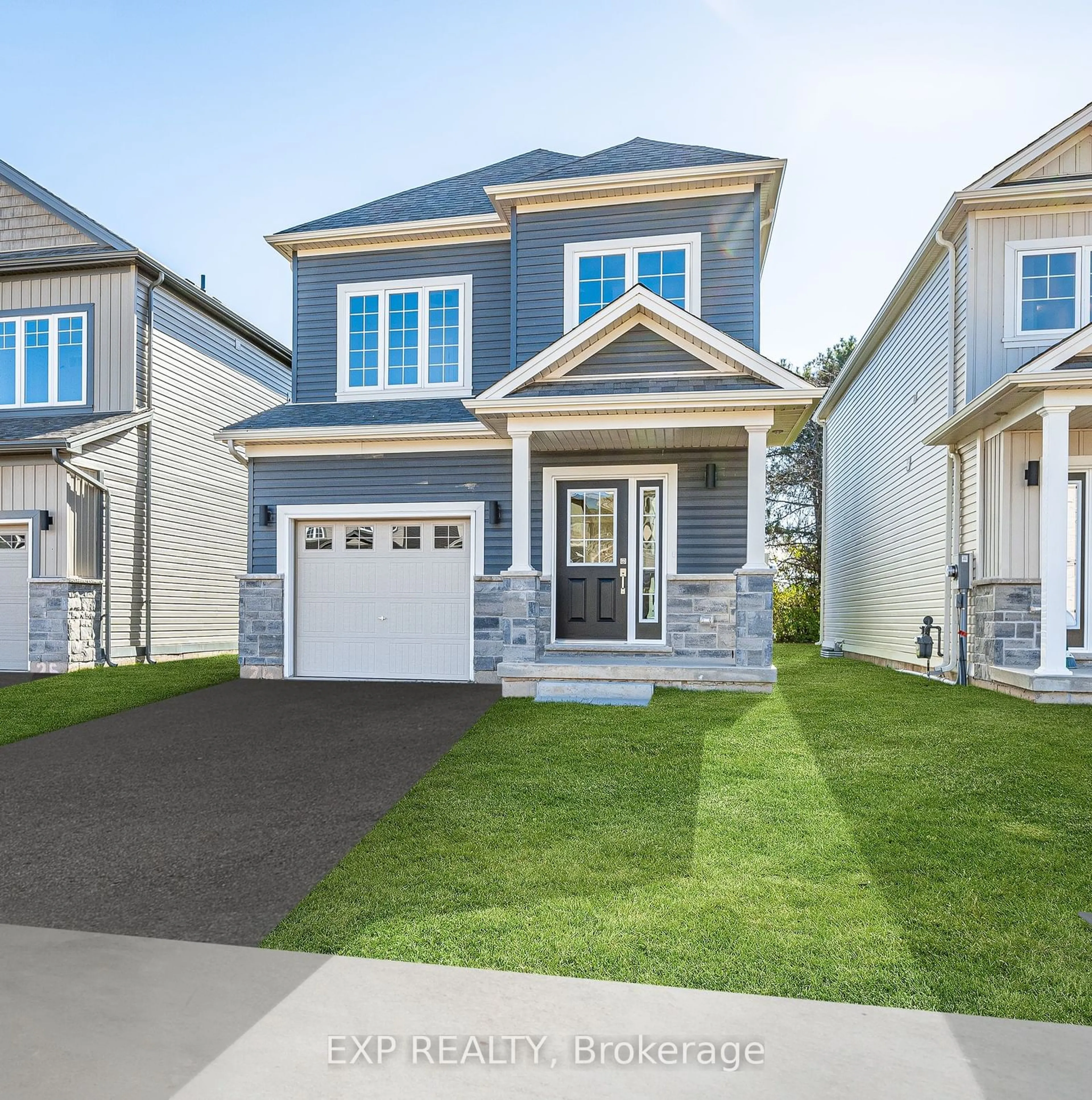 Home with vinyl exterior material, street for 16 Bromley Dr, St. Catharines Ontario L2M 1R1