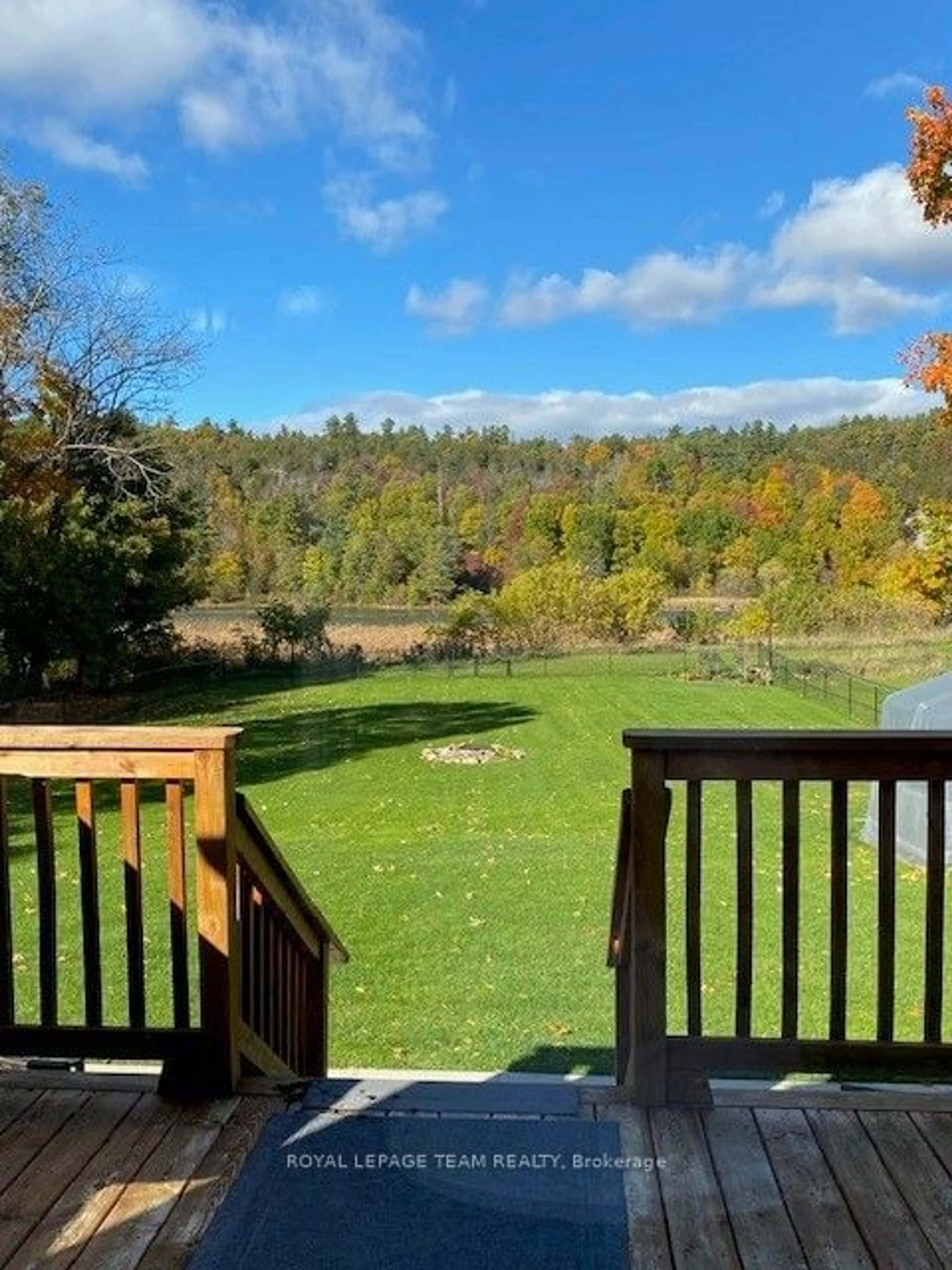 Patio, water/lake/river/ocean view for 36 Bedford St, Westport Ontario K0G 1X0