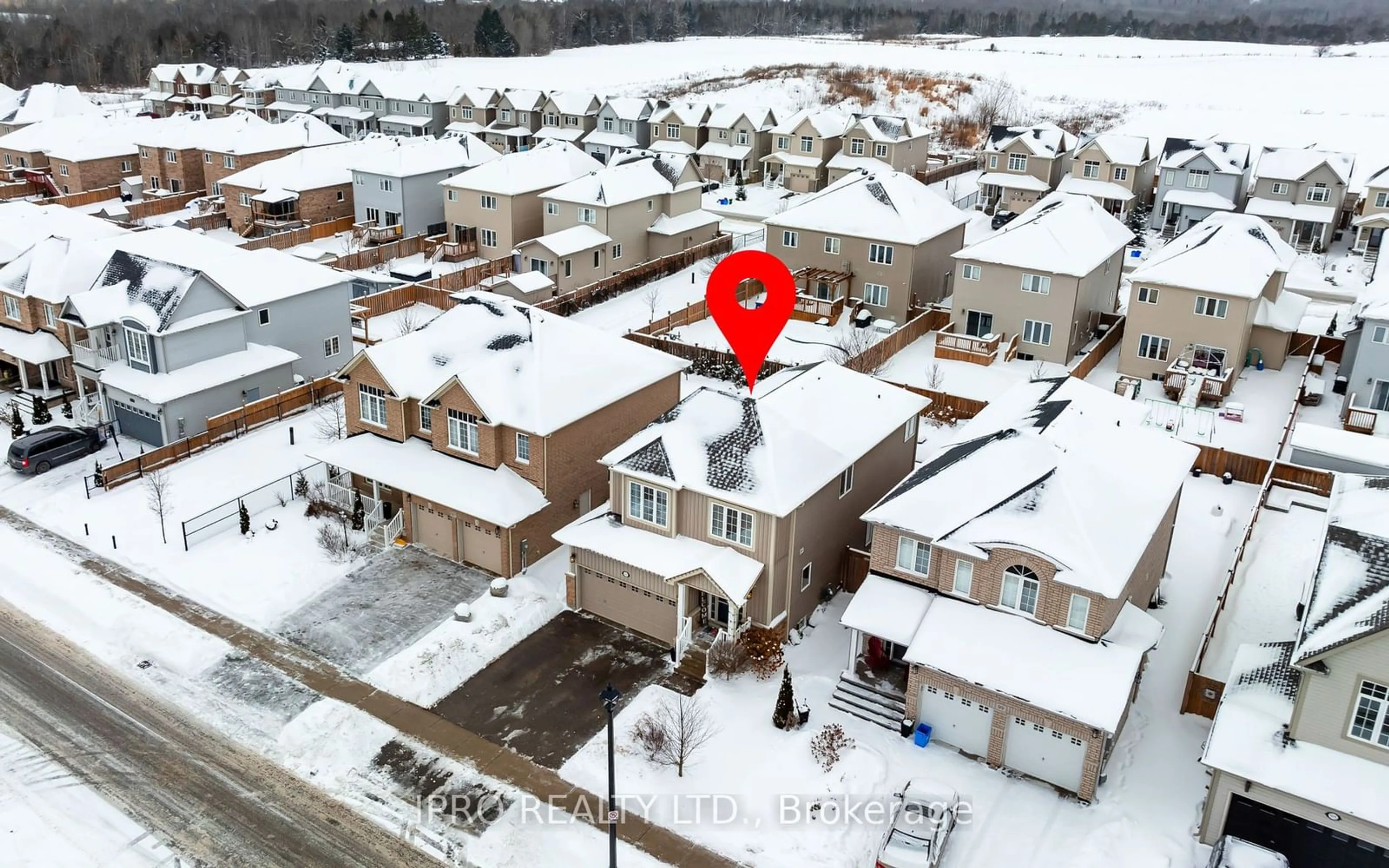 A pic from outside/outdoor area/front of a property/back of a property/a pic from drone, street for 103 Ryan St, Centre Wellington Ontario N1M 0E4