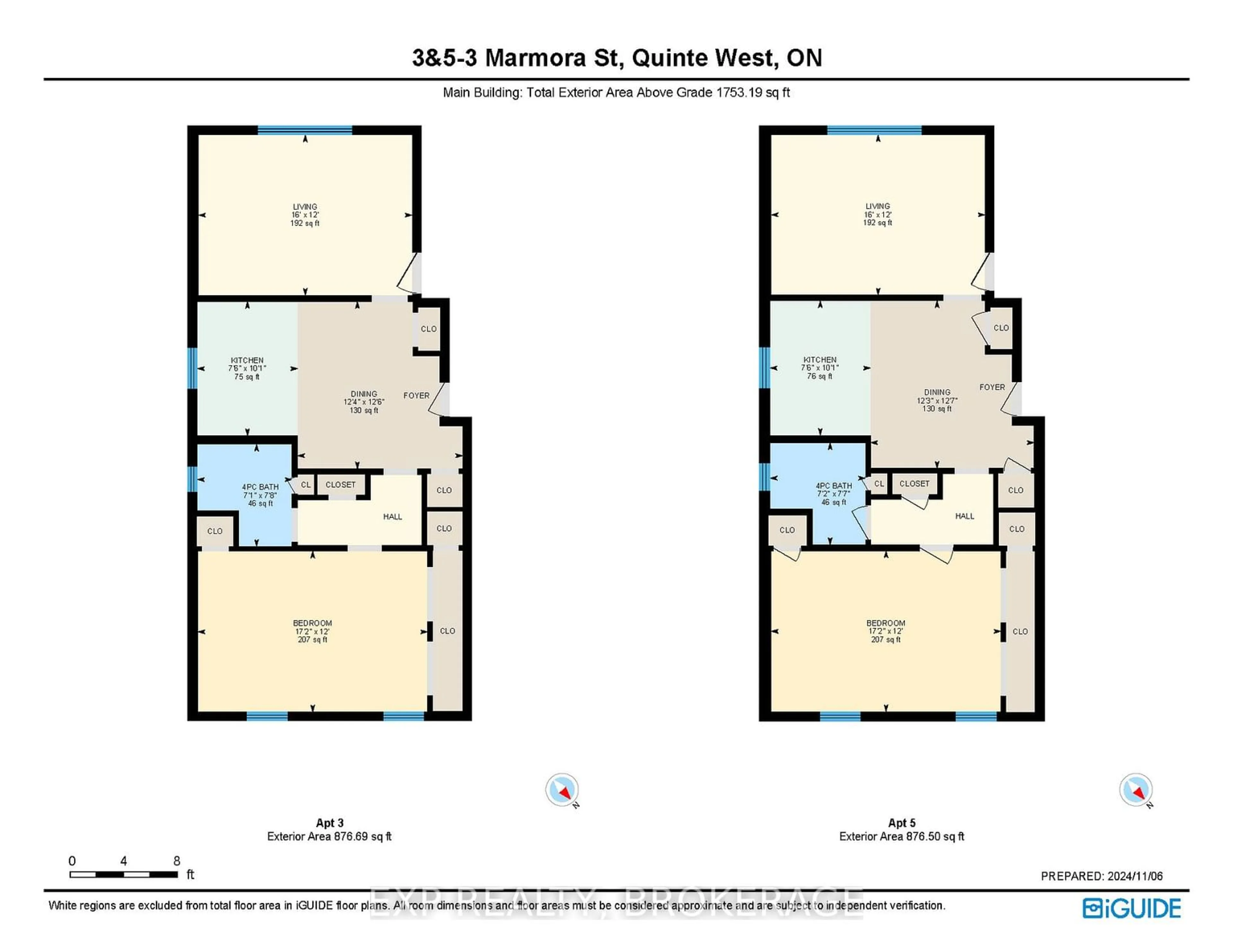 Floor plan for 3 MARMORA St, Quinte West Ontario K8V 2H4