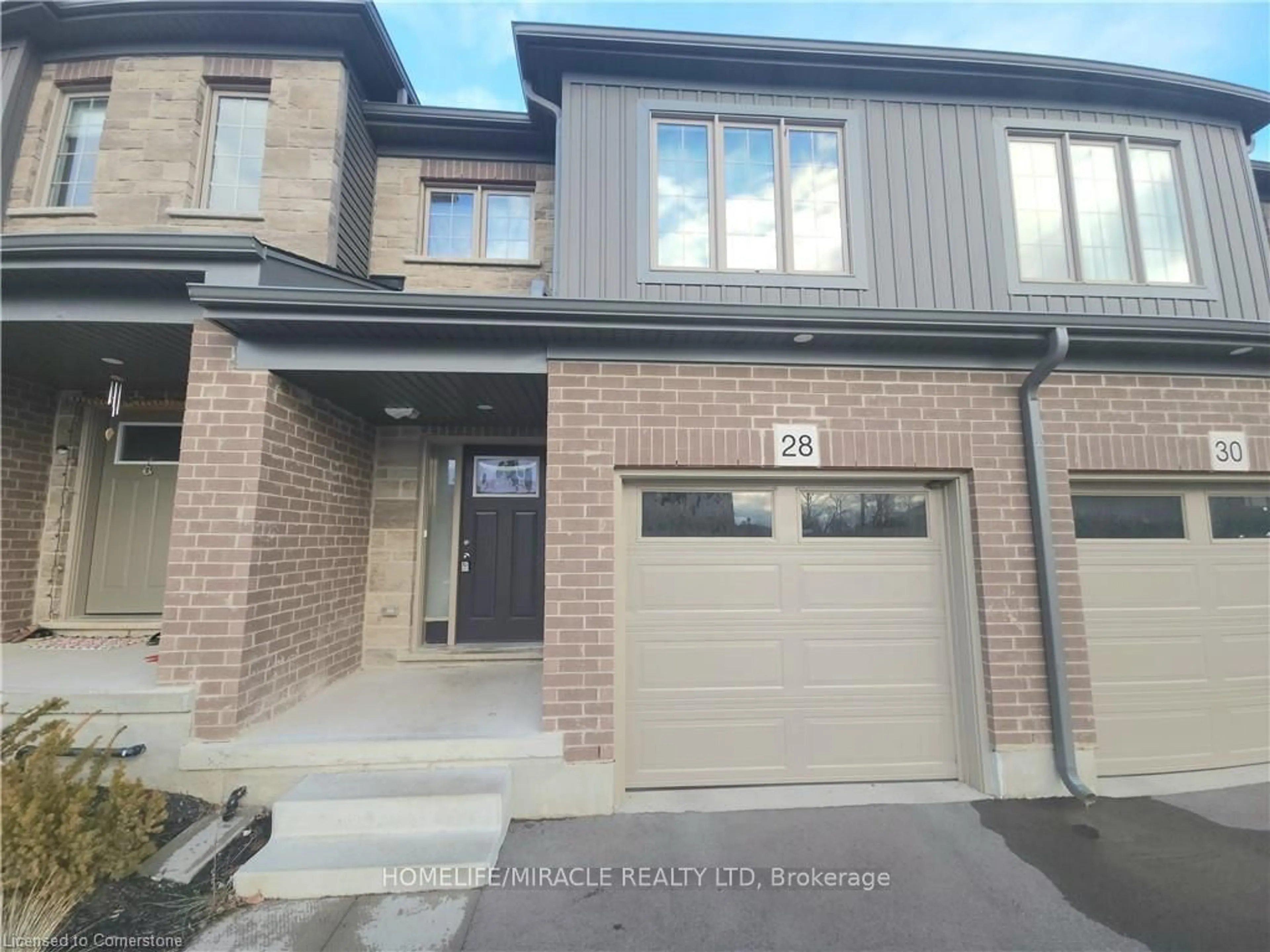 Home with brick exterior material, street for 28 West Mill St, North Dumfries Ontario N0B 1E0