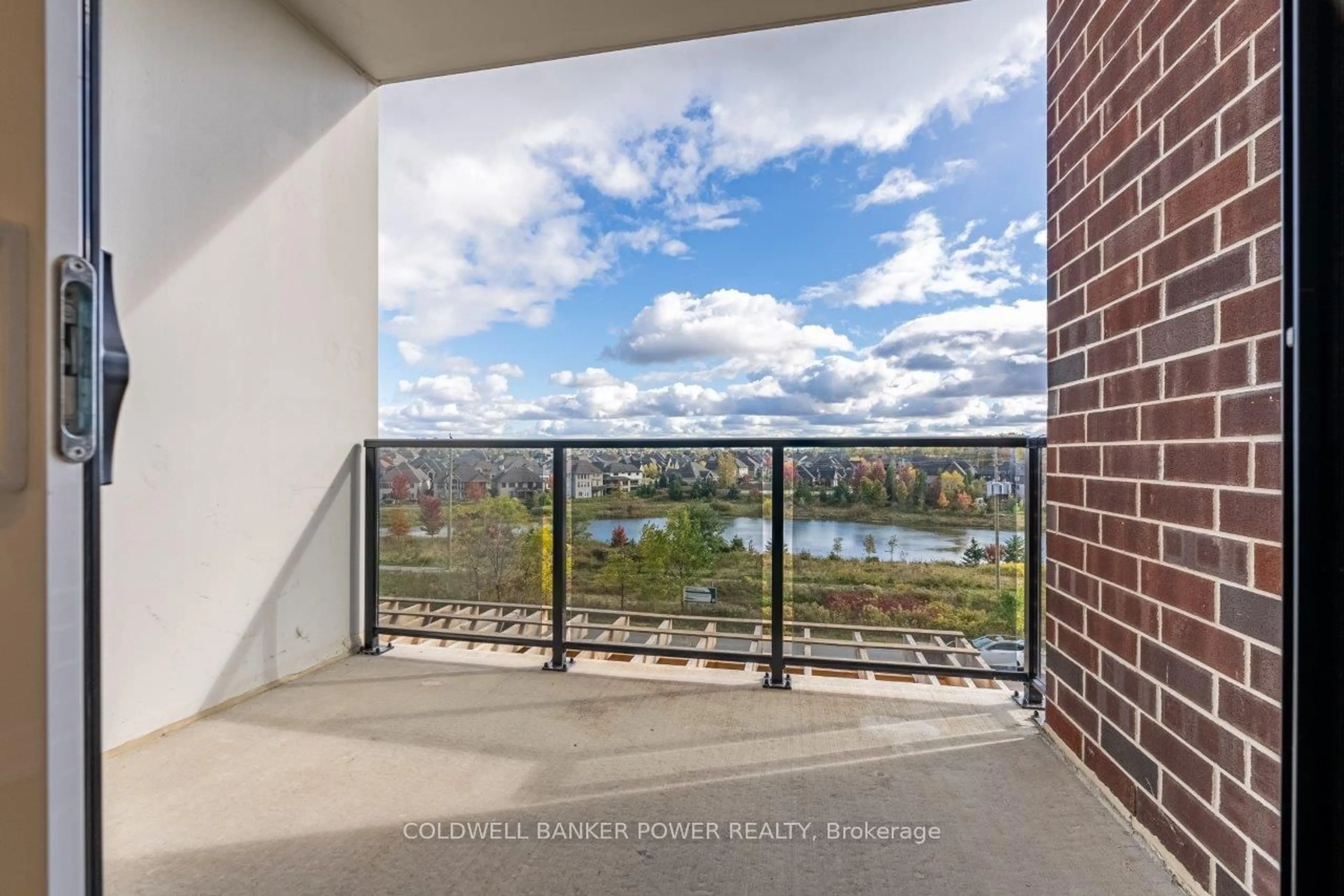 Balcony in the apartment, water/lake/river/ocean view for 480 Callaway Rd #402, London Ontario N6G 0Z3