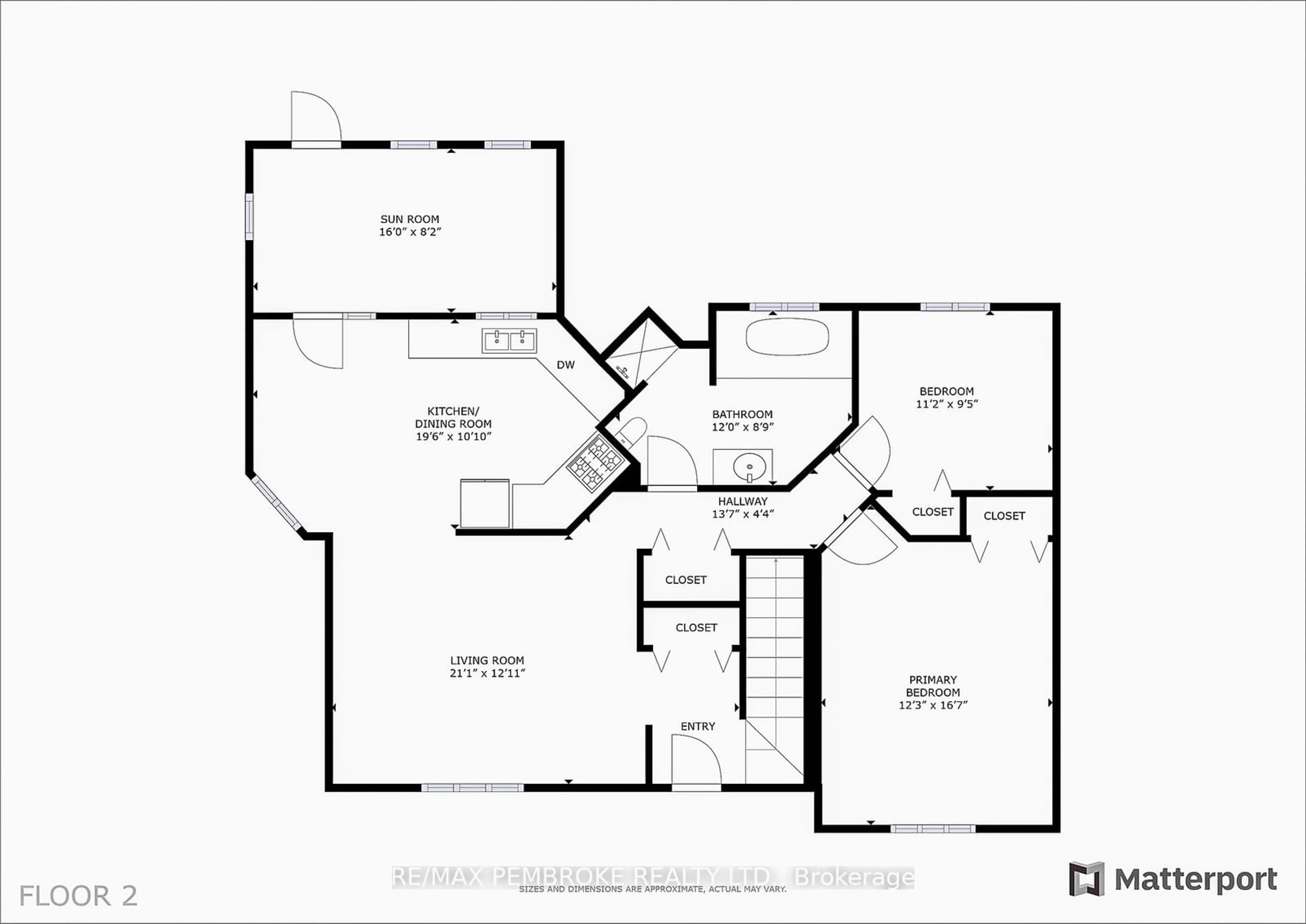 Floor plan for 1683 Forest Lea Rd, Laurentian Valley Ontario K8A 6W6