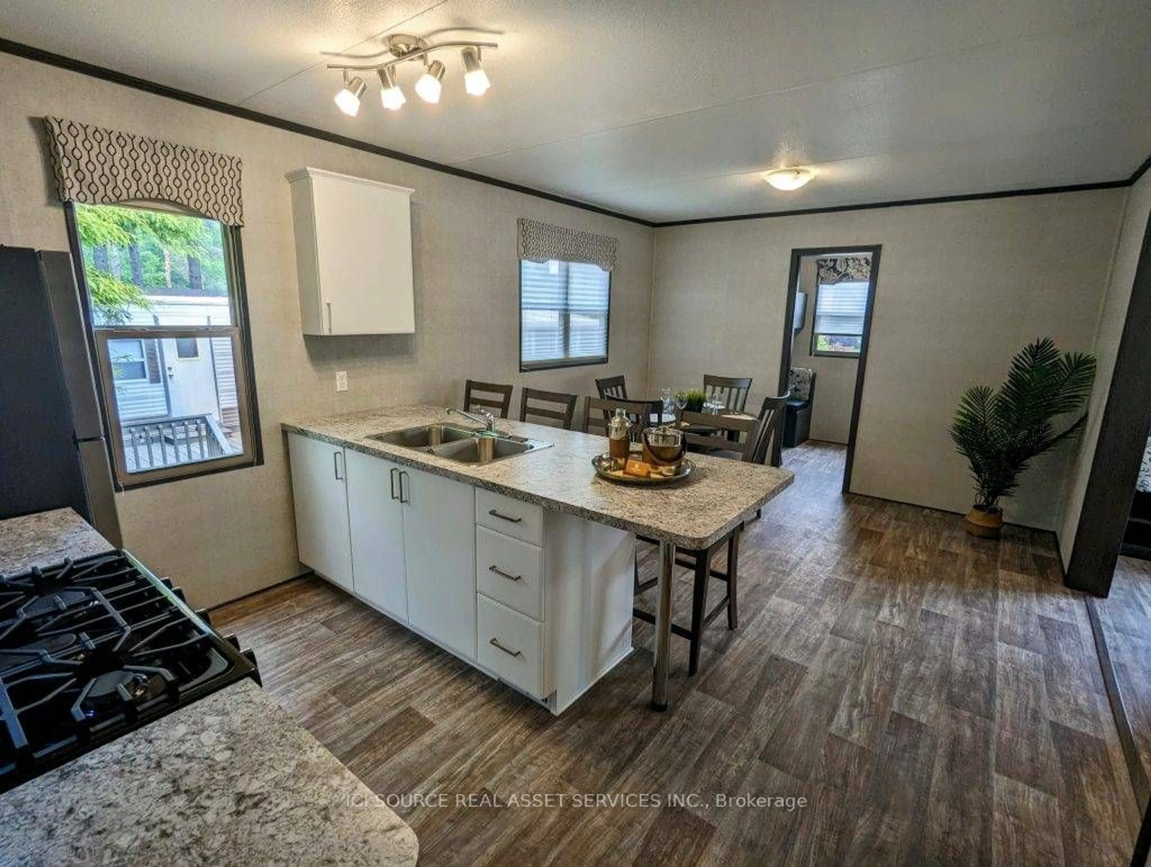 Open concept kitchen, unknown for 155 McCrearys Beach #WHW636, Drummond/North Elmsley Ontario K7H 3C8