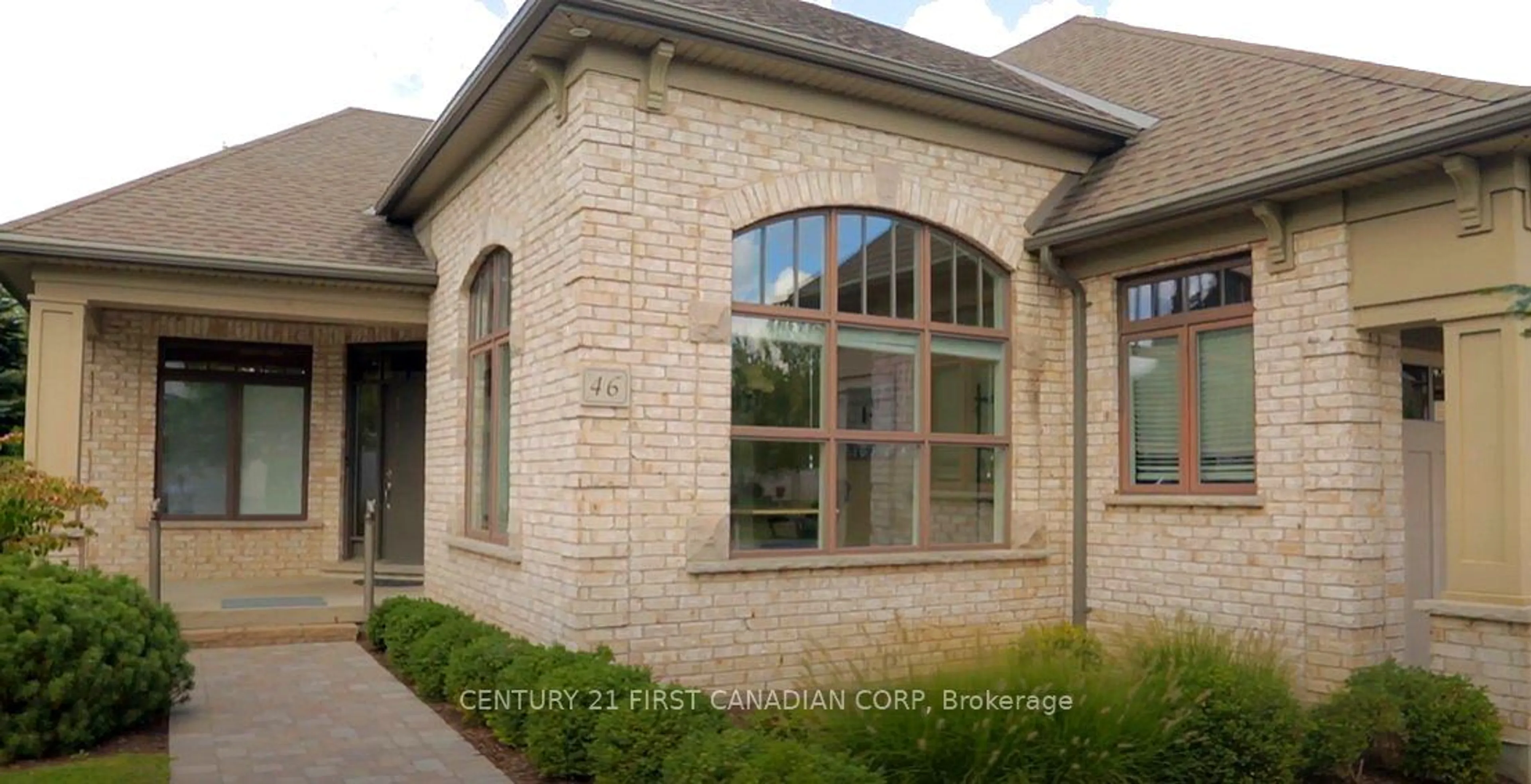 Home with brick exterior material, street for 2014 Valleyrun Blvd #46, London Ontario N6G 3N8