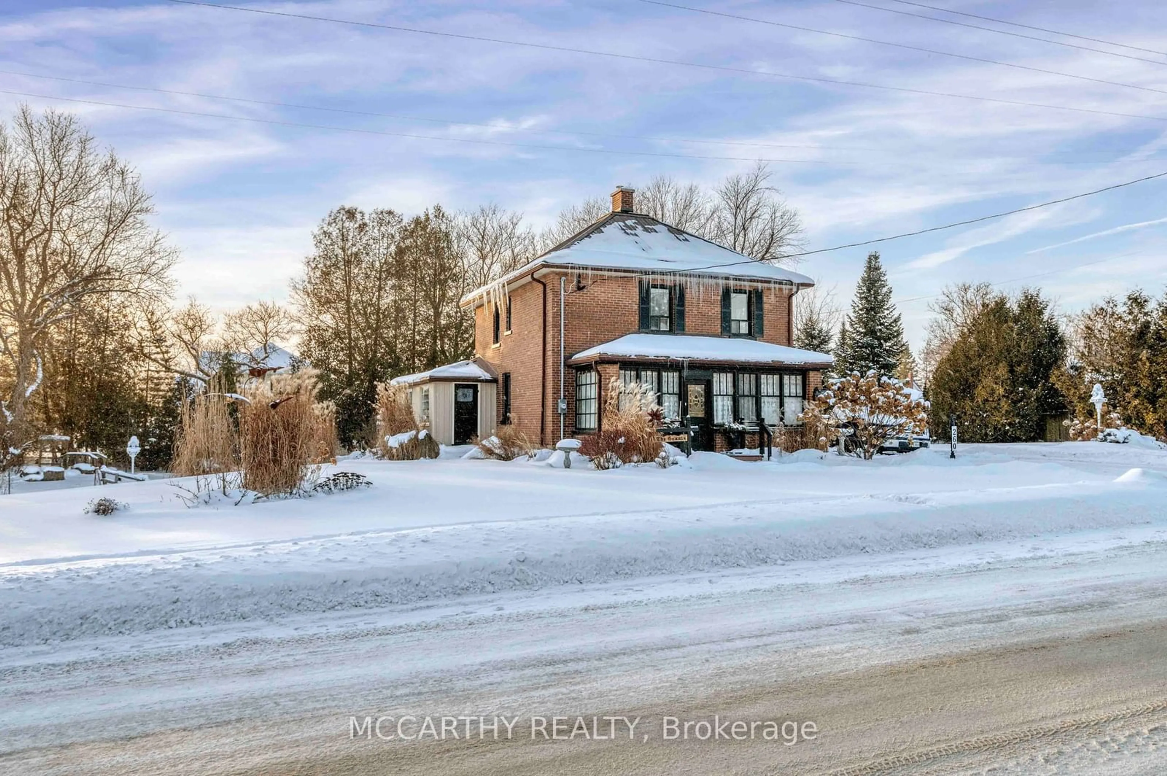 Home with brick exterior material, street for 260 Main St, Melancthon Ontario L9V 1X8