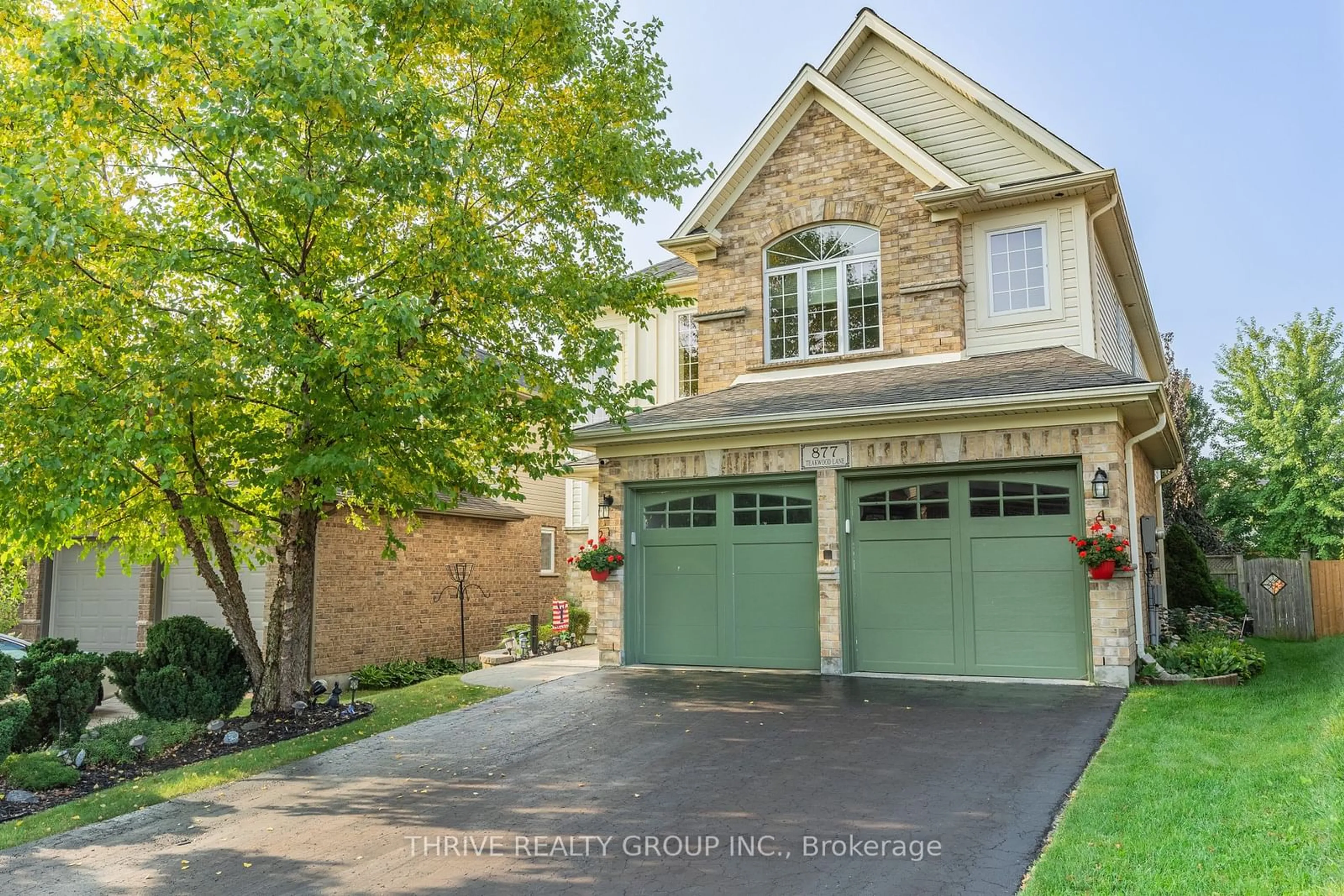 Home with brick exterior material, street for 877 Teakwood Lane, London Ontario N6H 0E5