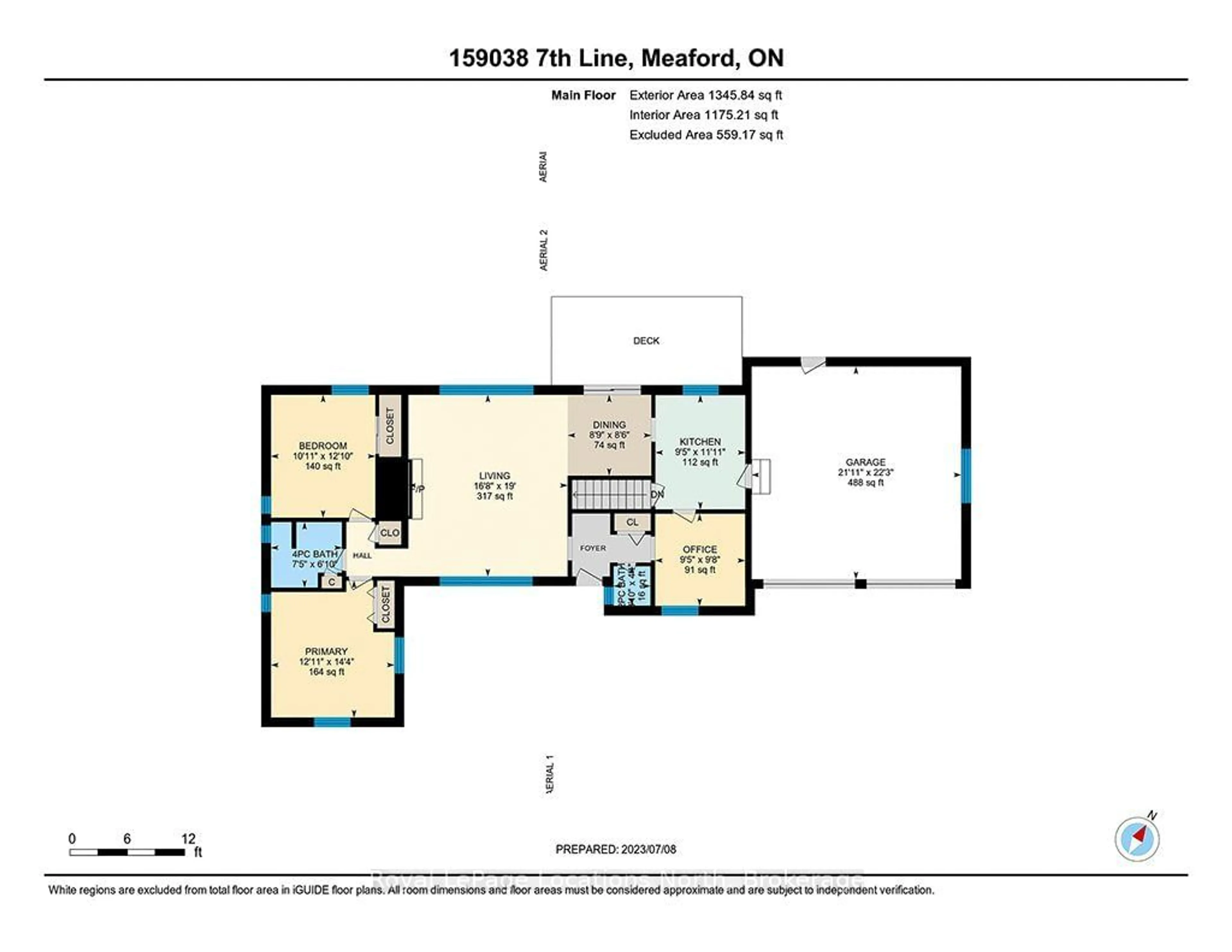 Floor plan for 159038 7th Line, Meaford Ontario N4L 1W5