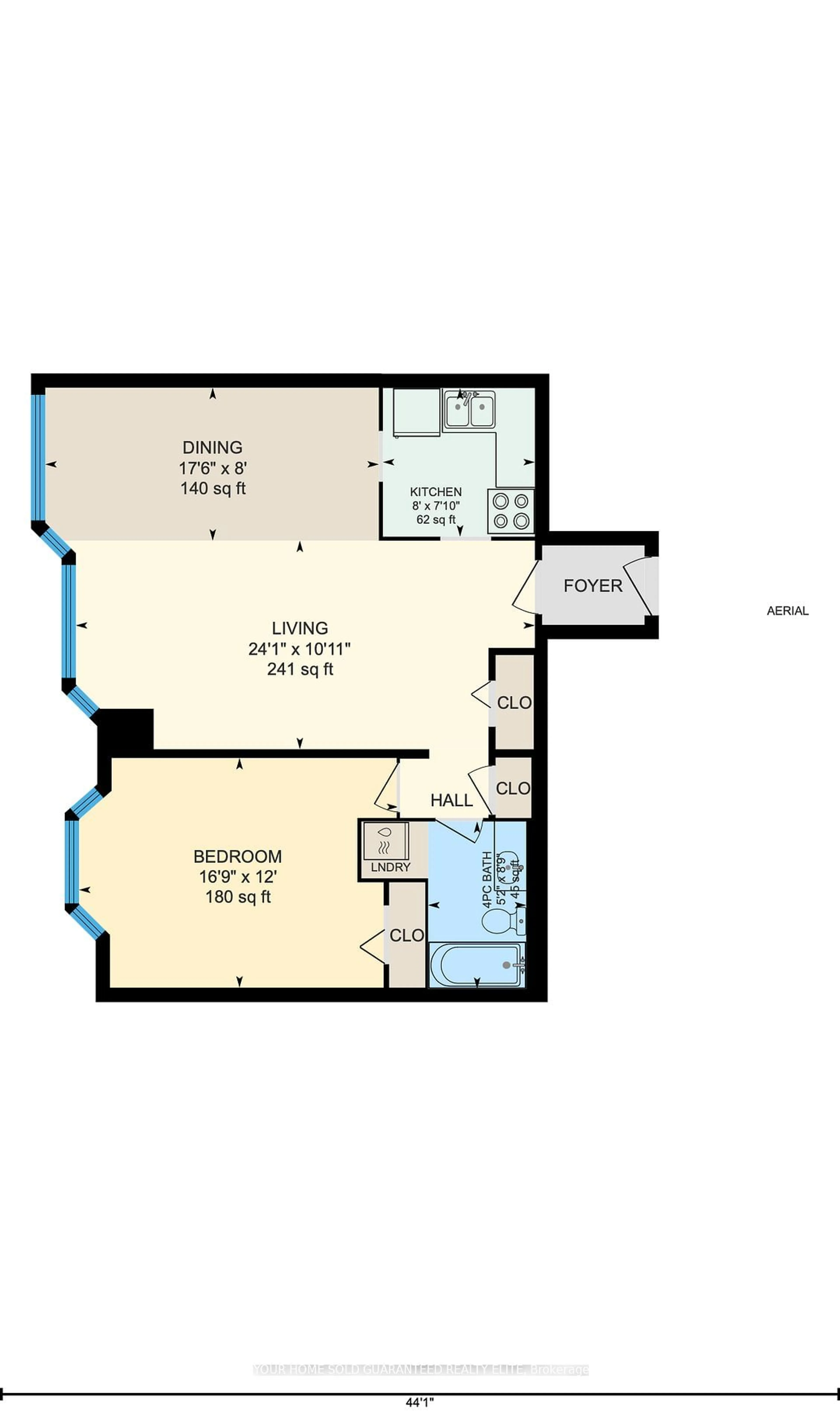 Floor plan for 200 Limeridge Rd #708, Hamilton Ontario L9C 7M7