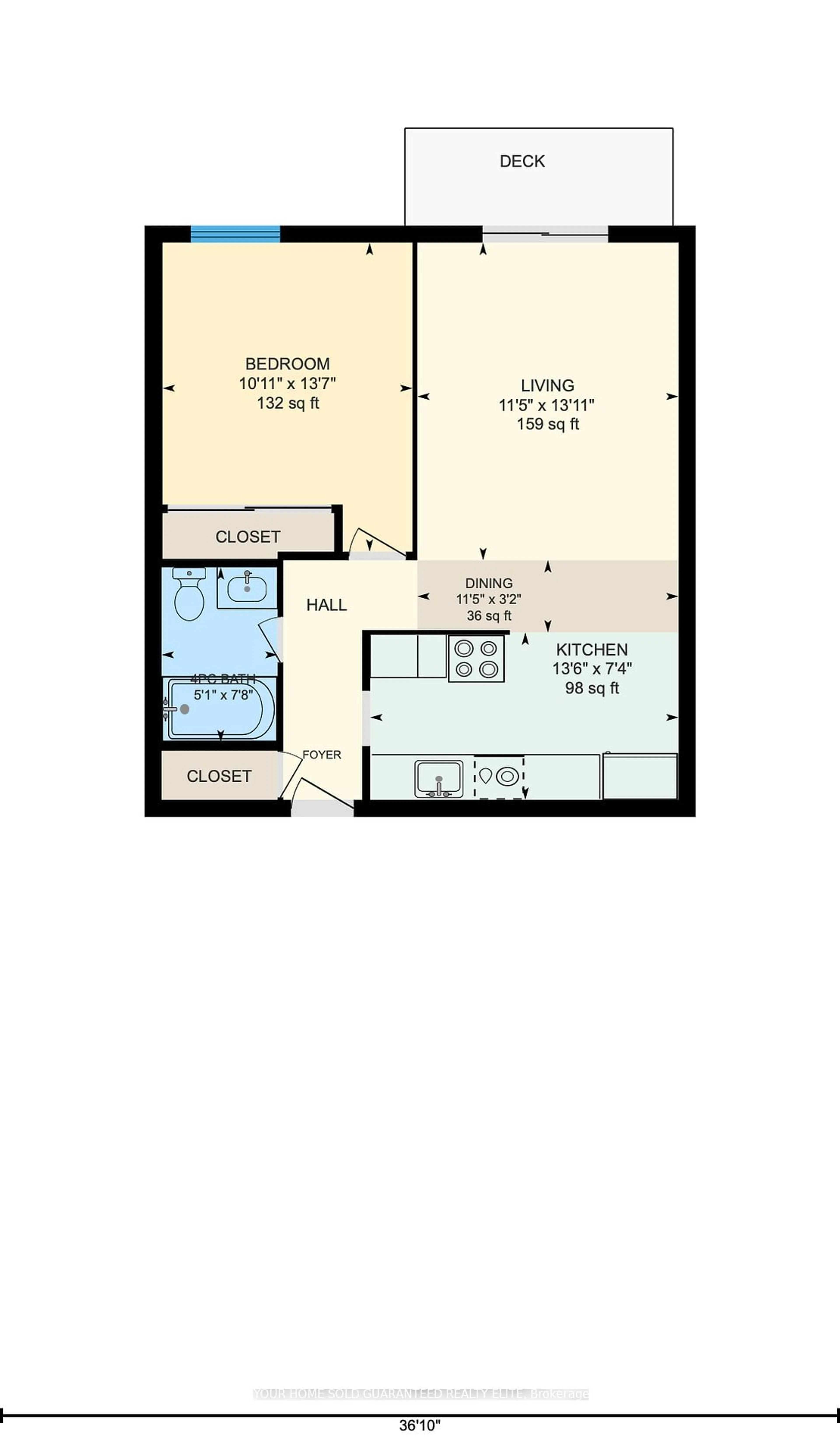 Floor plan for 264 Grantham Ave #202, St. Catharines Ontario L2P 3H1