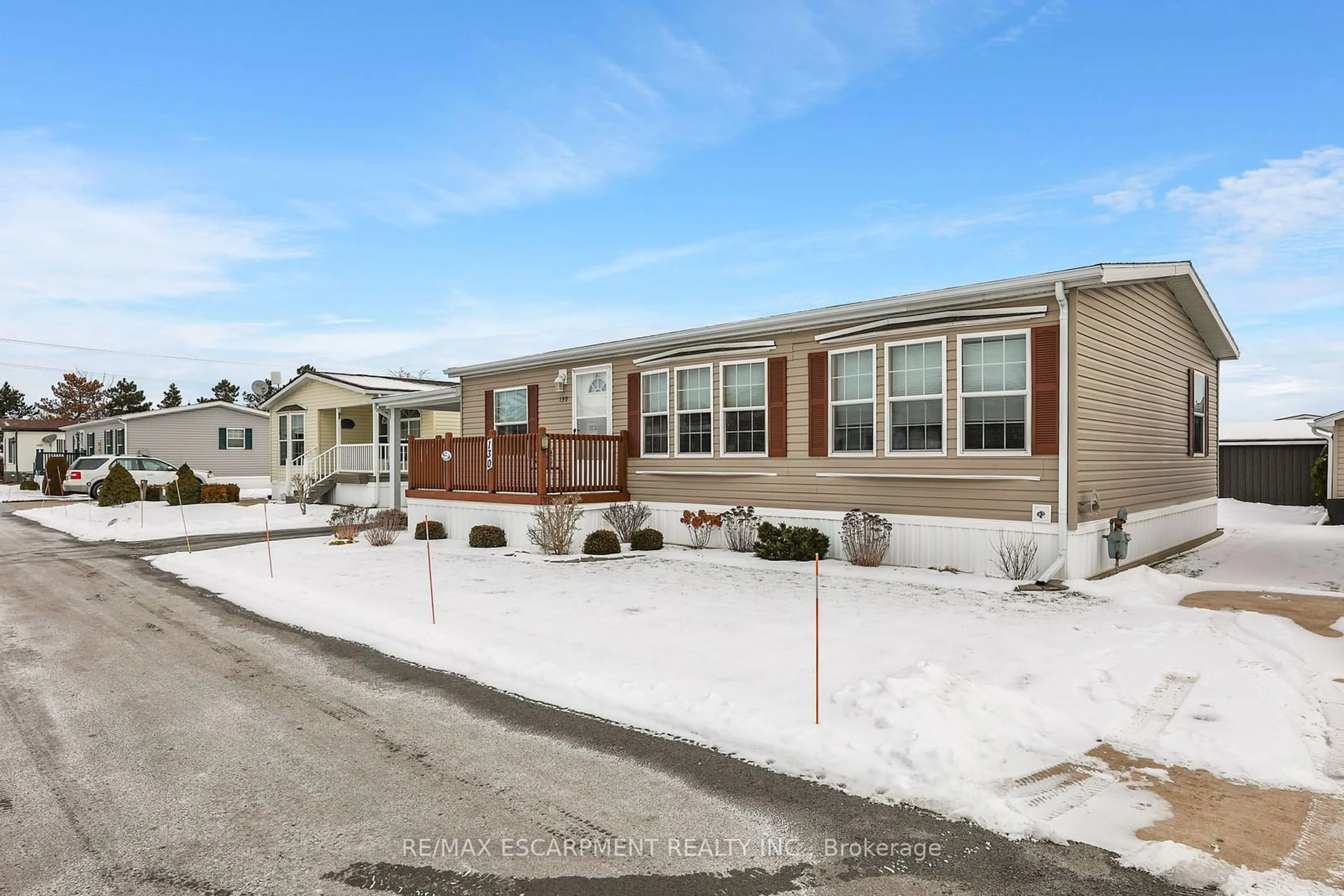 Home with vinyl exterior material, street for 3033 Townline Rd #130, Fort Erie Ontario L0S 1S1