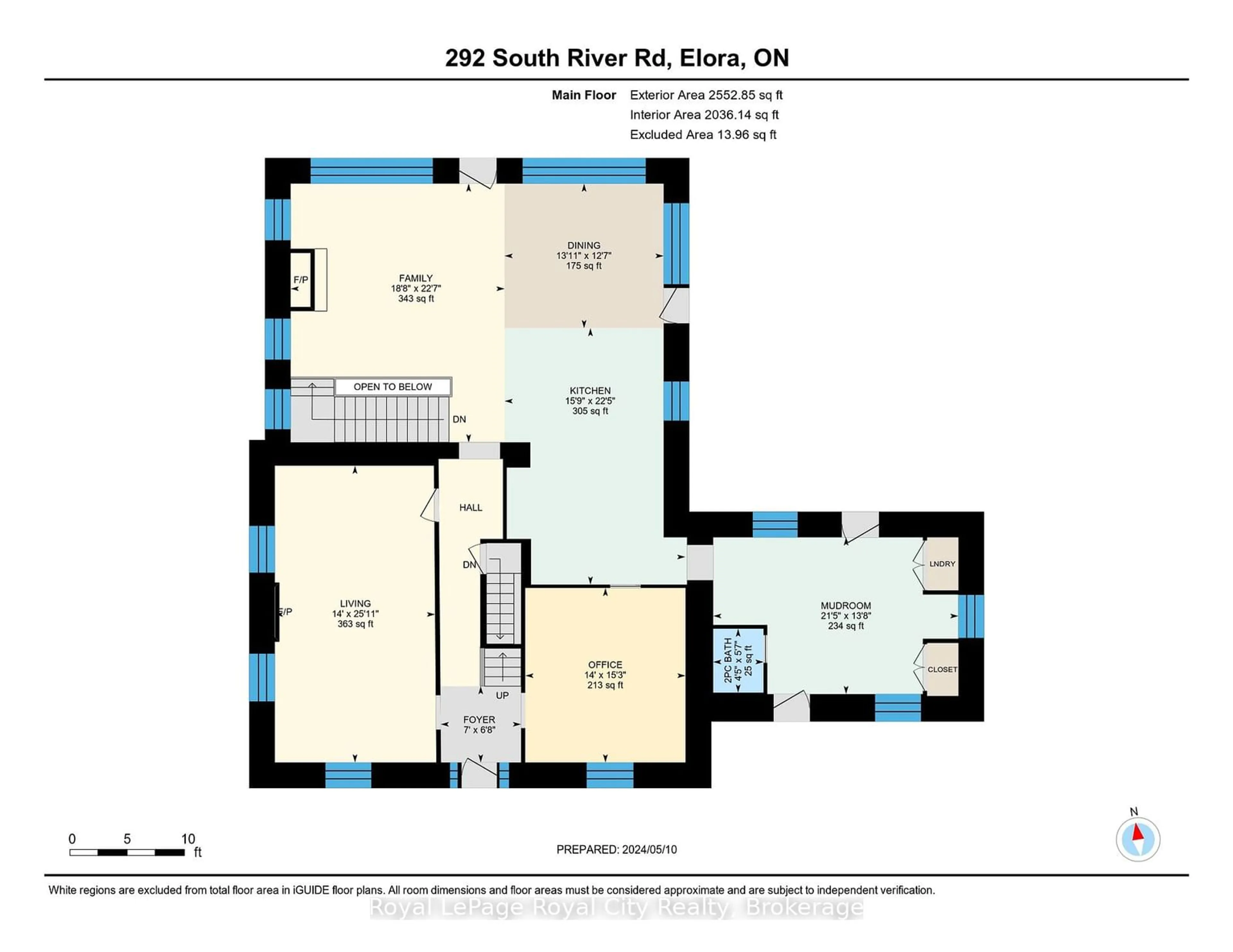 Floor plan for 292 SOUTH RIVER Rd, Centre Wellington Ontario N0B 1S0