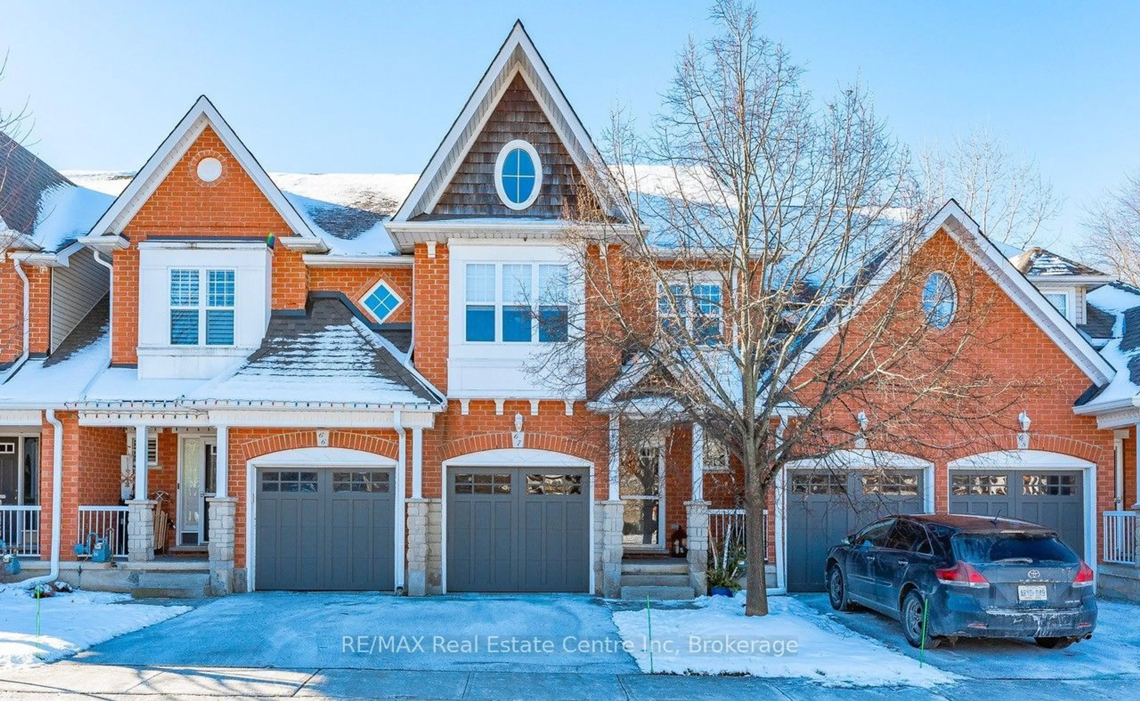 Home with brick exterior material, street for 165 Terraview Cres #67, Guelph Ontario N1G 5G7