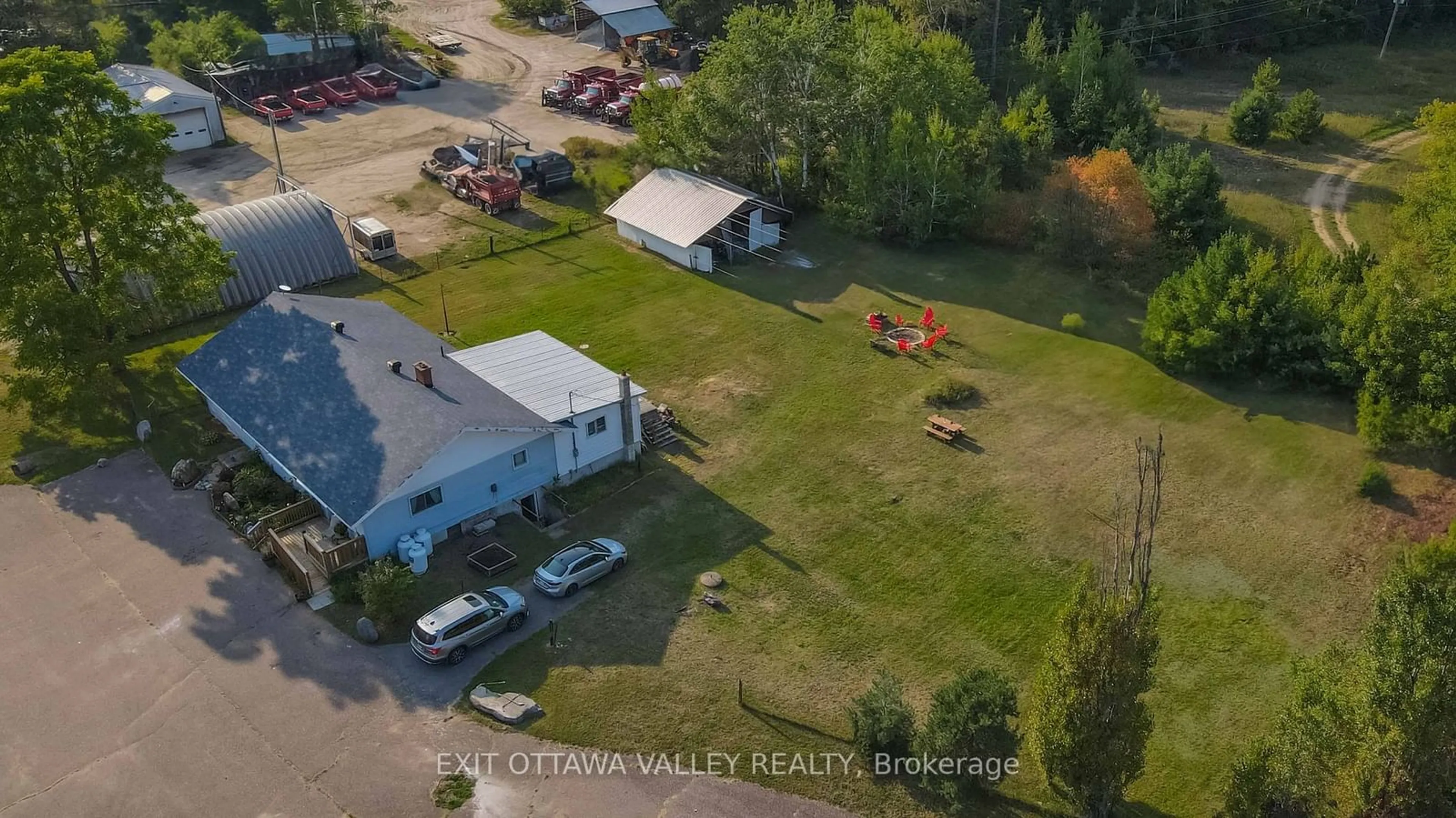 A pic from outside/outdoor area/front of a property/back of a property/a pic from drone, building for 16358 Highway 60, Renfrew Ontario K0J 2A0