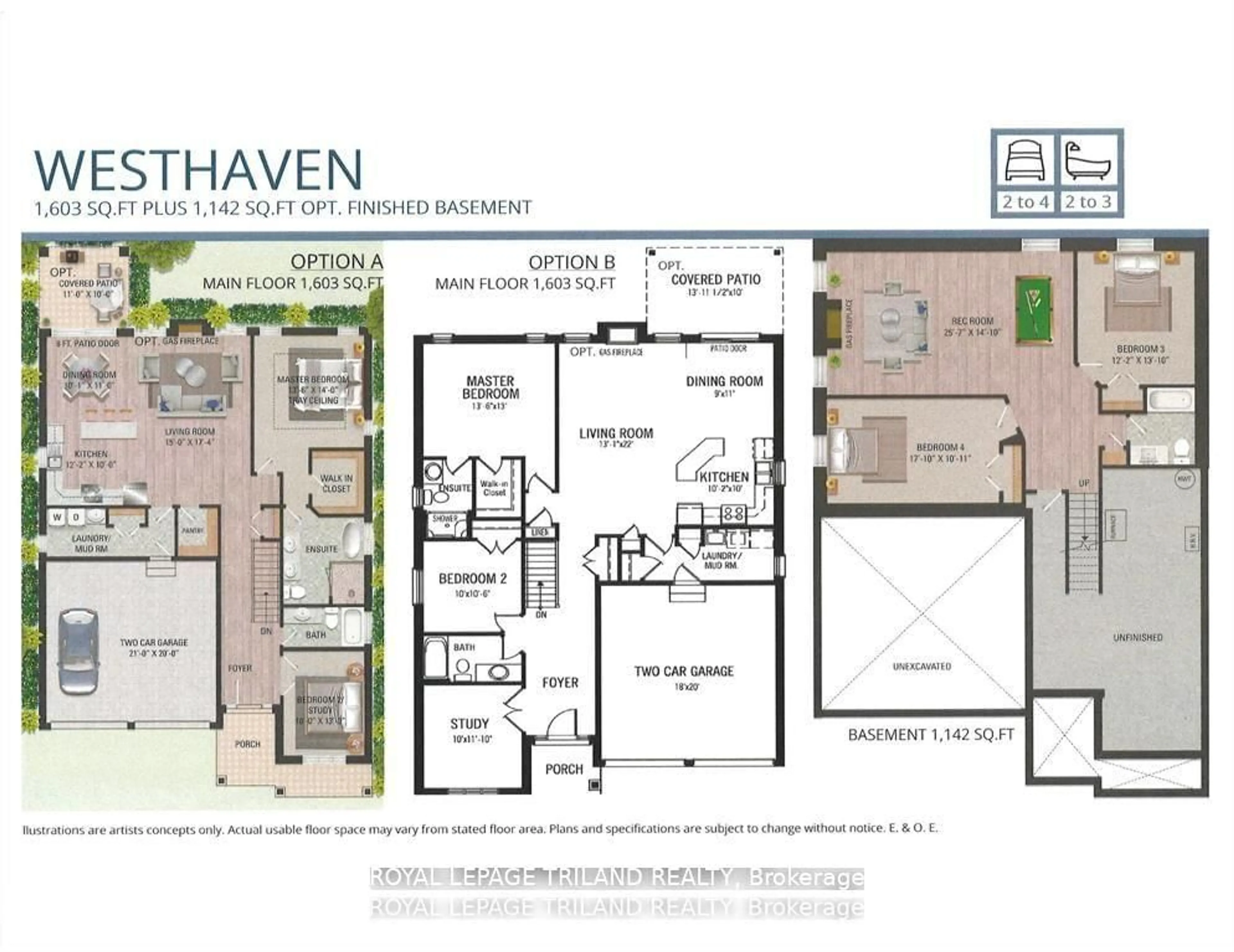 Floor plan for Lot 70 Fallingbrook Rd, London Ontario N6P 1H5