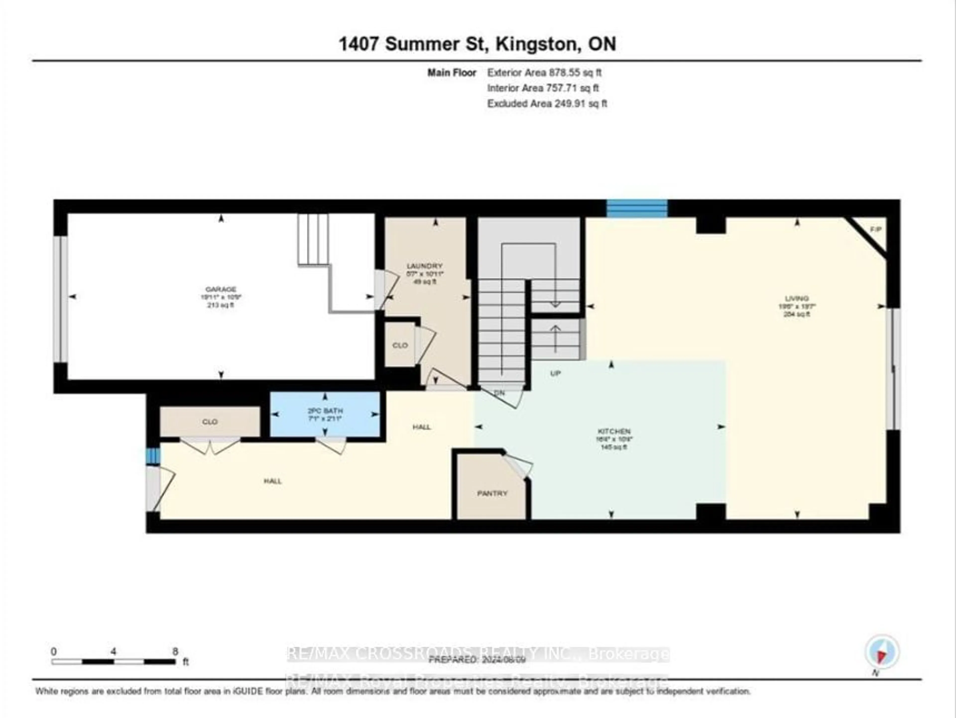 Floor plan for 1407 Summer St, Kingston Ontario K7K 0H9