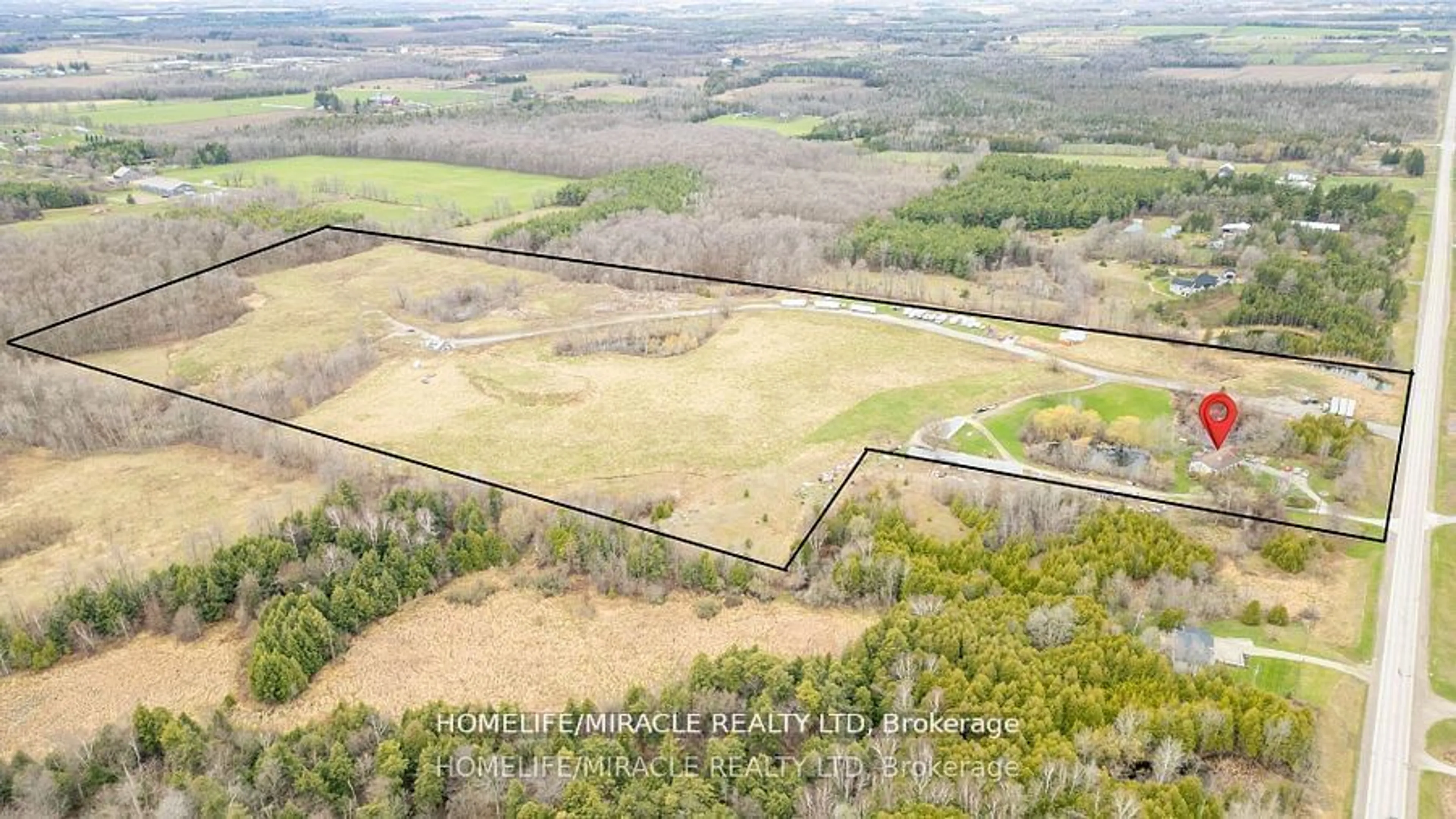 A pic from outside/outdoor area/front of a property/back of a property/a pic from drone, unknown for 5028 Wellington 125 Rd, Erin Ontario L7J 2L9