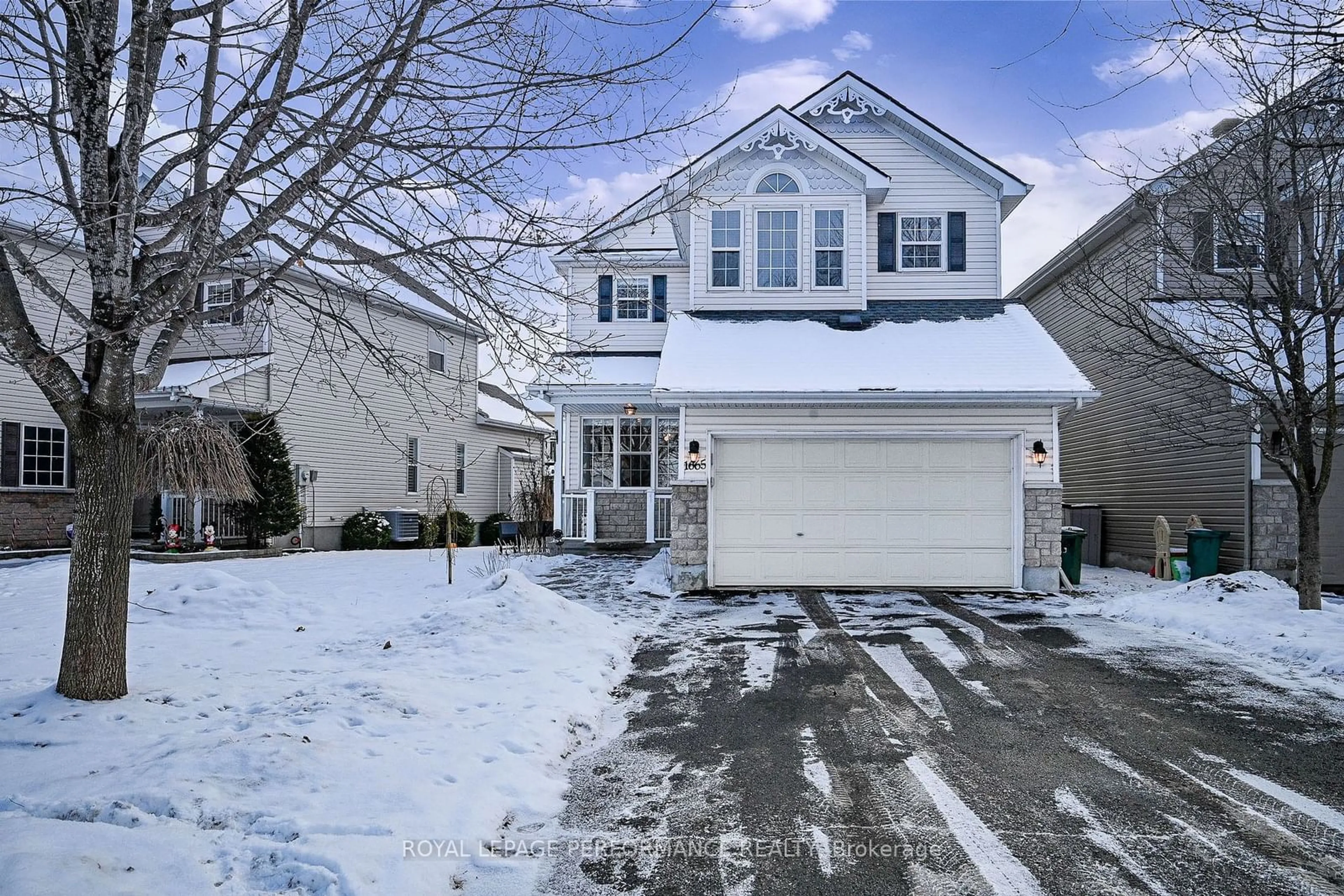 Home with vinyl exterior material, street for 1665 Frenette St, Orleans - Cumberland and Area Ontario K4A 4L4