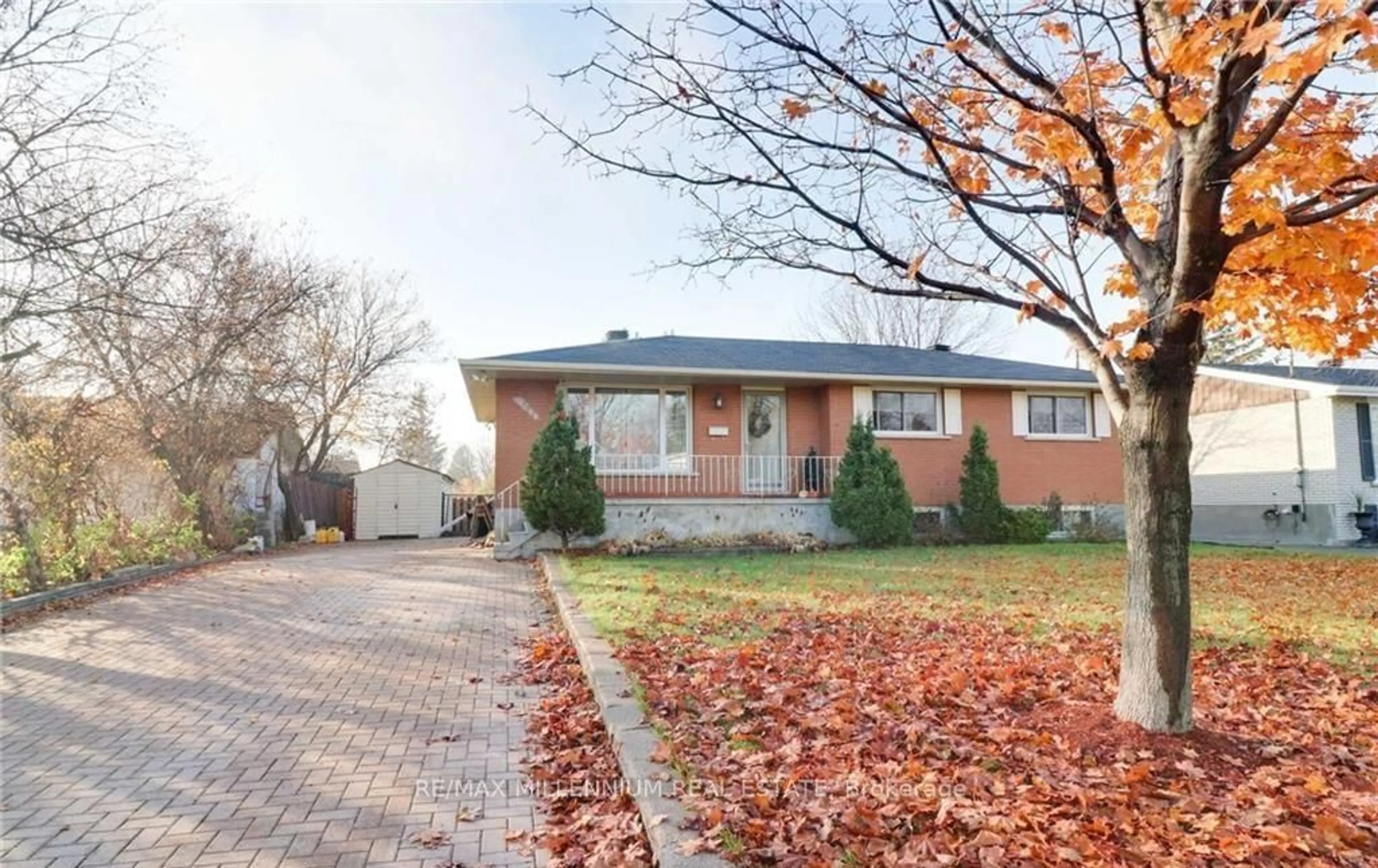 Home with brick exterior material, street for 1399 Woodbine Ave, Greater Sudbury Ontario P3A 2M6