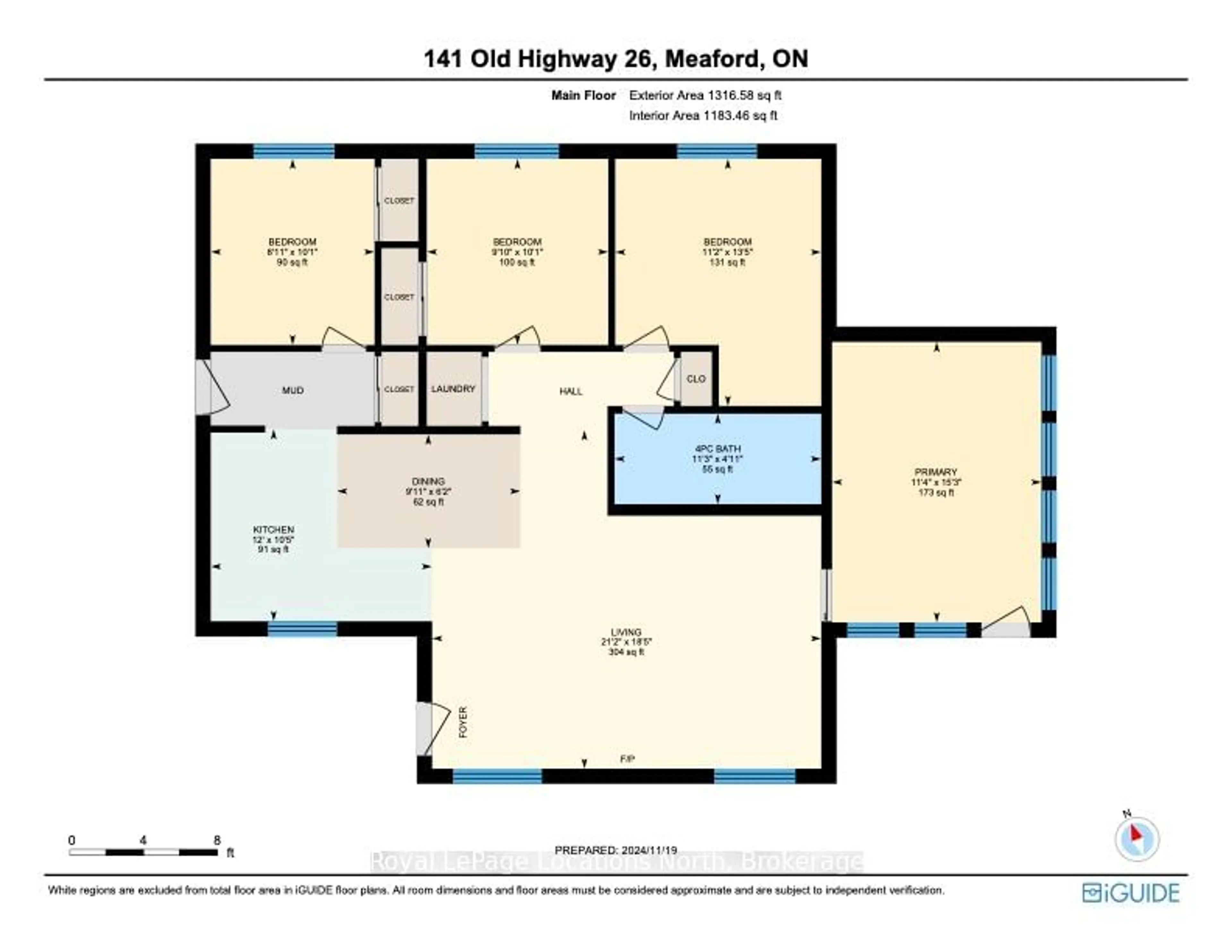 Floor plan for 141 Old Highway 26, Meaford Ontario N4L 1W7