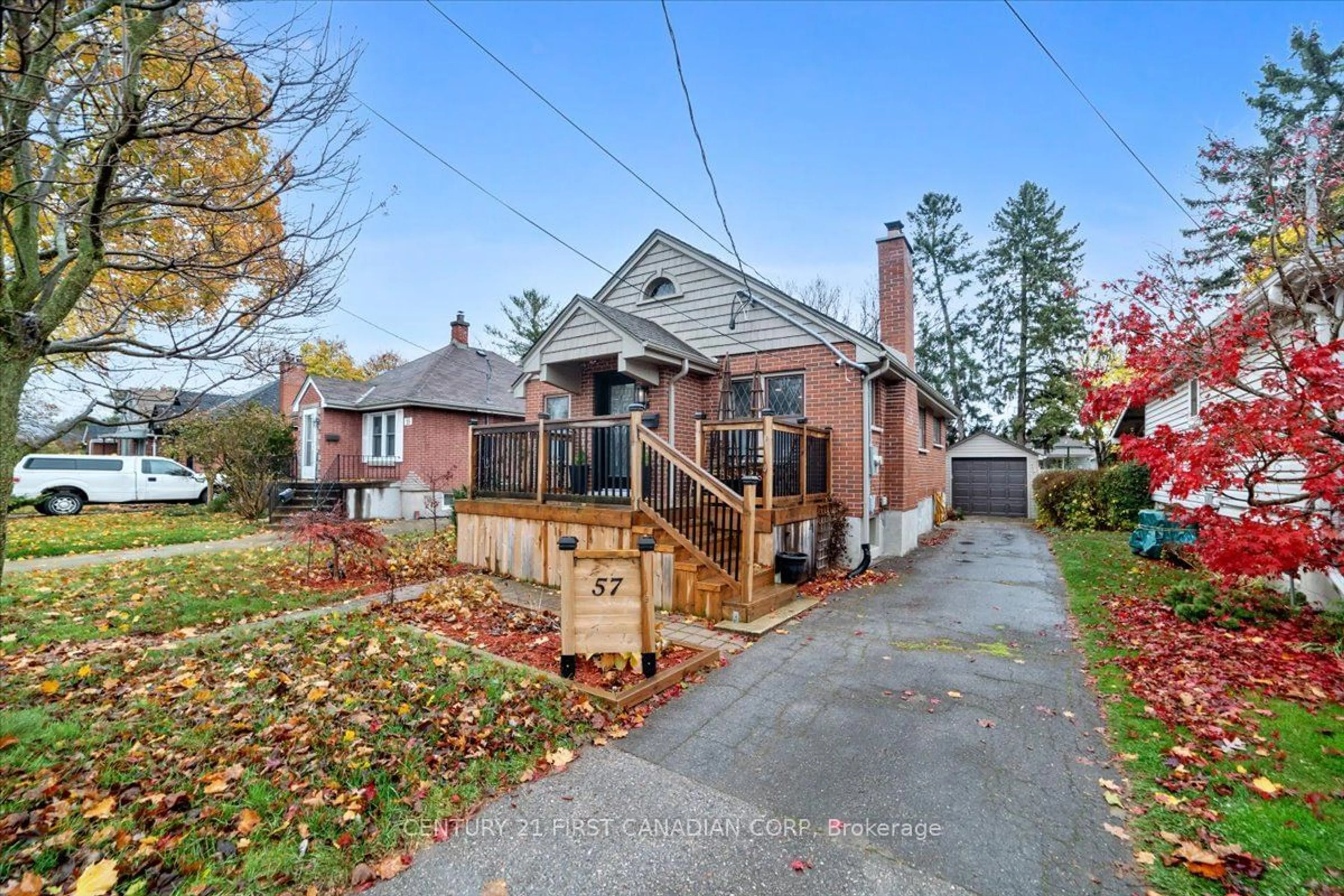 Home with brick exterior material, street for 57 Bond St, London Ontario N6C 1W5