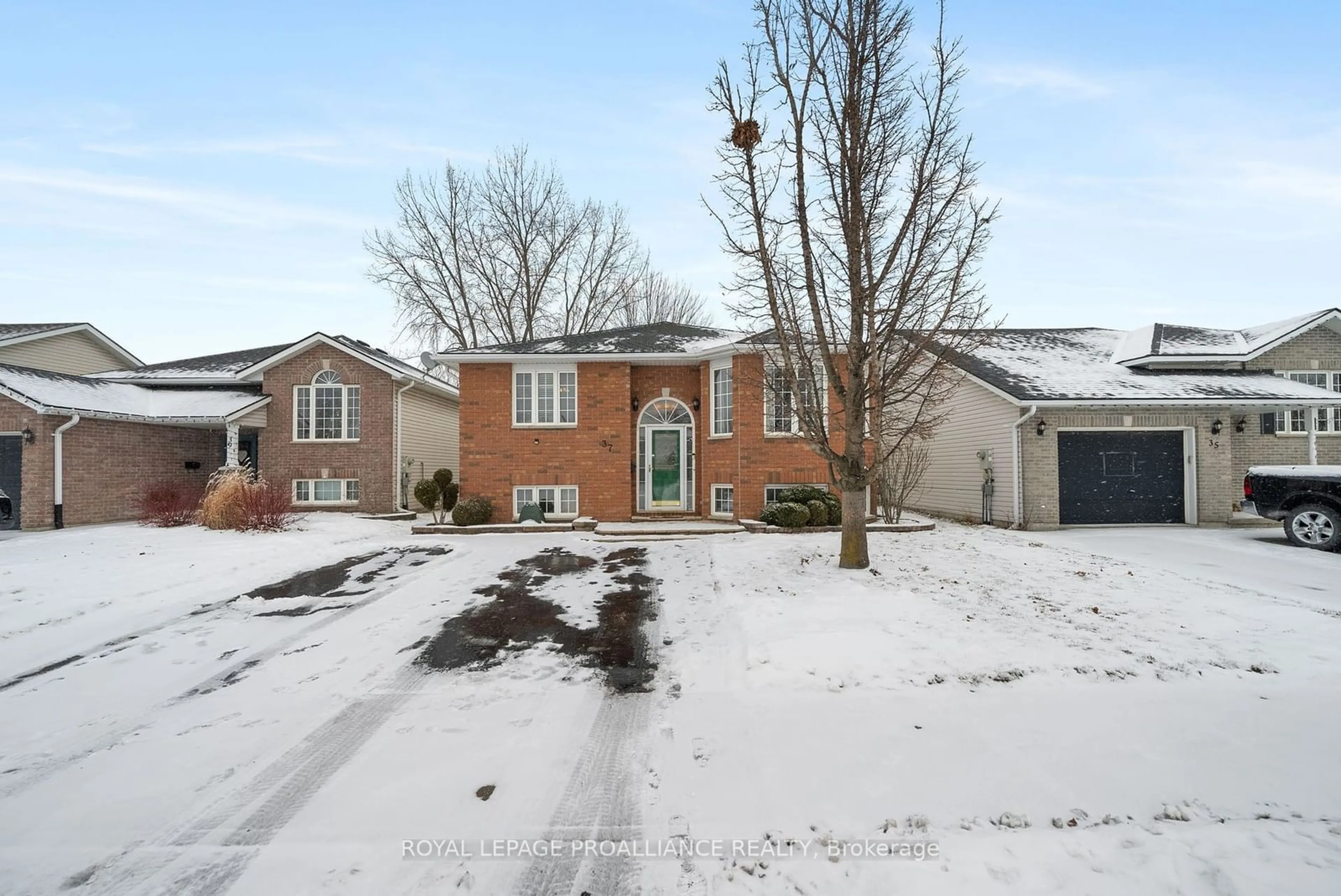 Home with brick exterior material, street for 37 Liddle Lane, Belleville Ontario K8N 5Y3