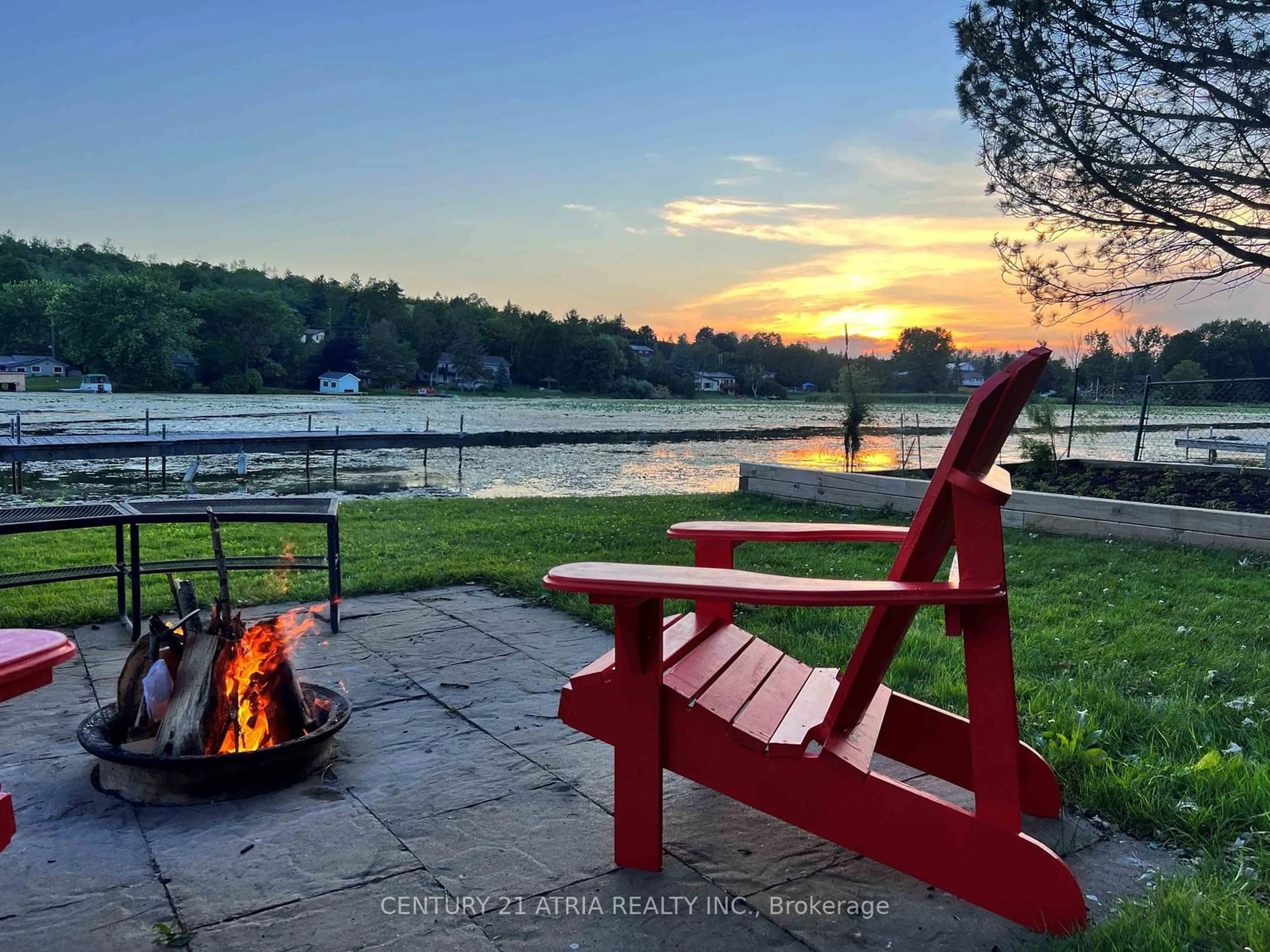 Patio, water/lake/river/ocean view for 54 Cadillac Blvd, Kawartha Lakes Ontario K0L 2W0