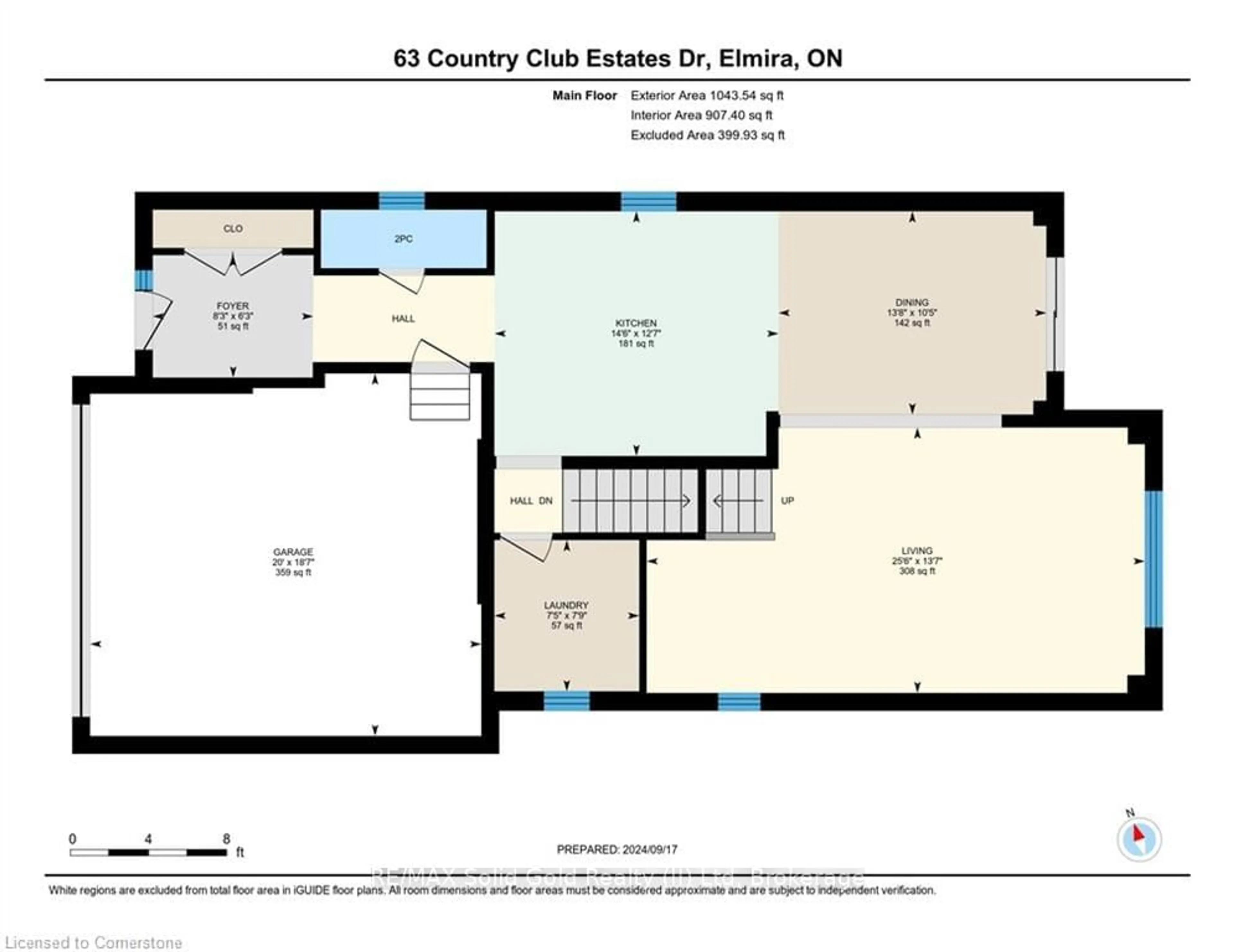 Floor plan for 55 COUNTRY CLUB ESTATES Dr, Woolwich Ontario N3B 0B4