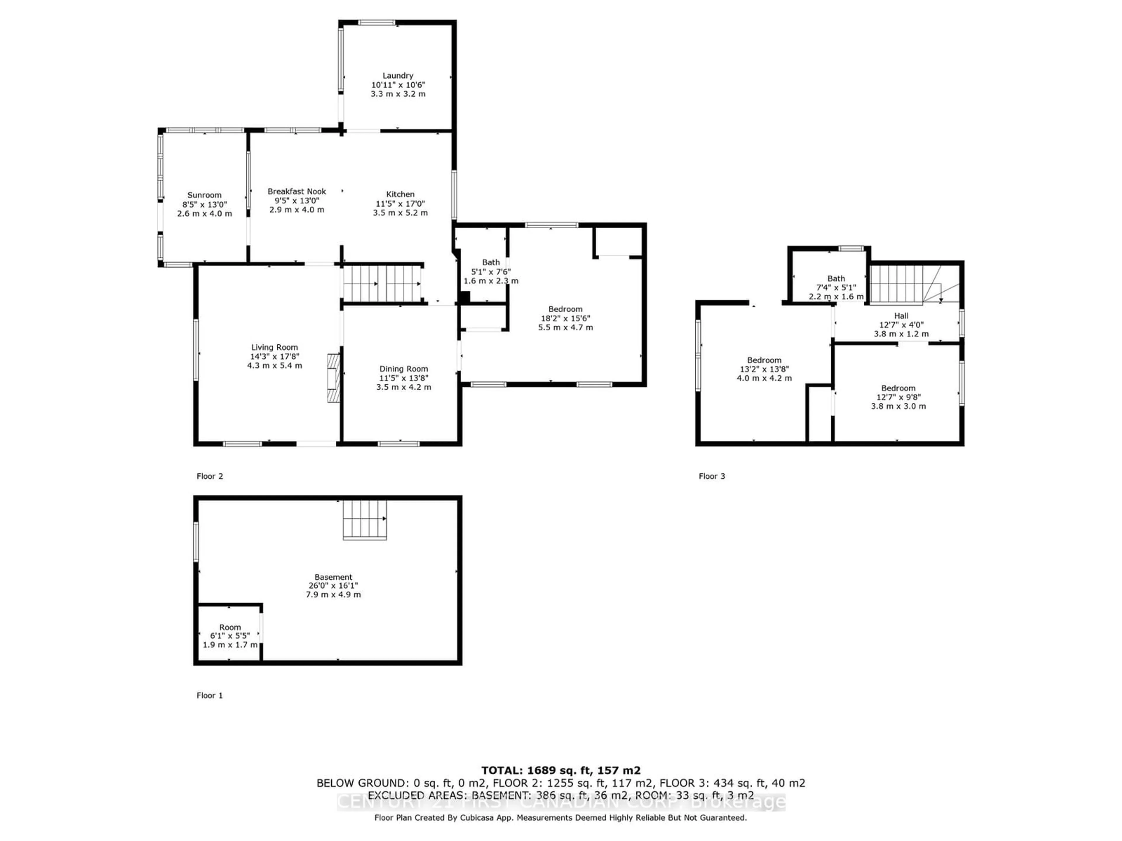 Floor plan for 12476 O'neill Line, Chatham-Kent Ontario N0P 2C0