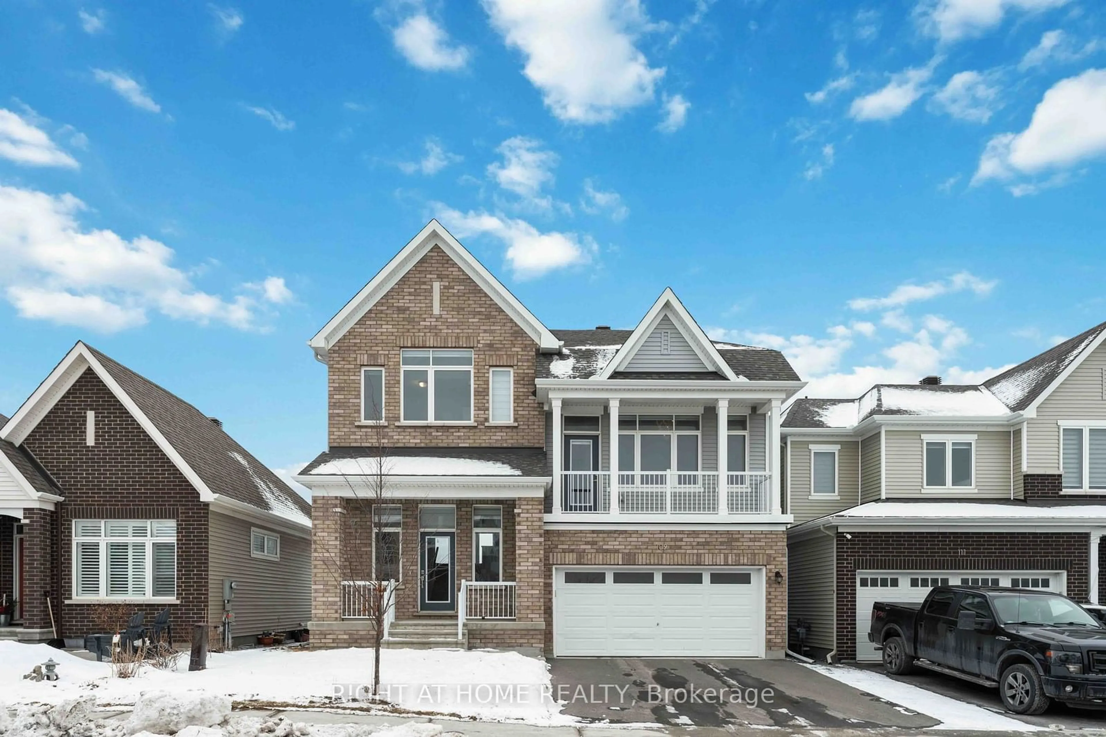 Home with brick exterior material, street for 109 Point Prim Cres, Barrhaven Ontario K2J 6P5