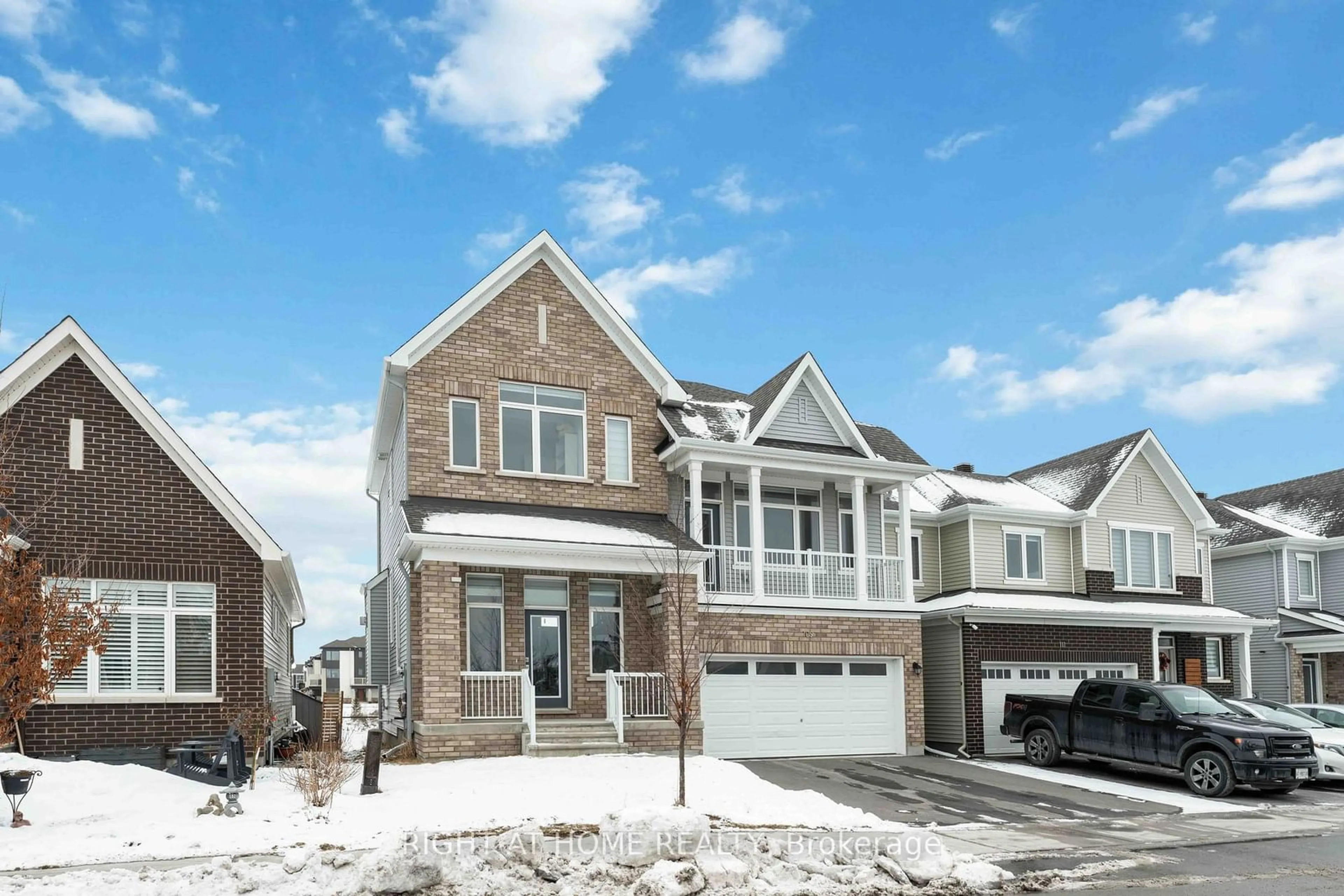 Home with brick exterior material, street for 109 Point Prim Cres, Barrhaven Ontario K2J 6P5