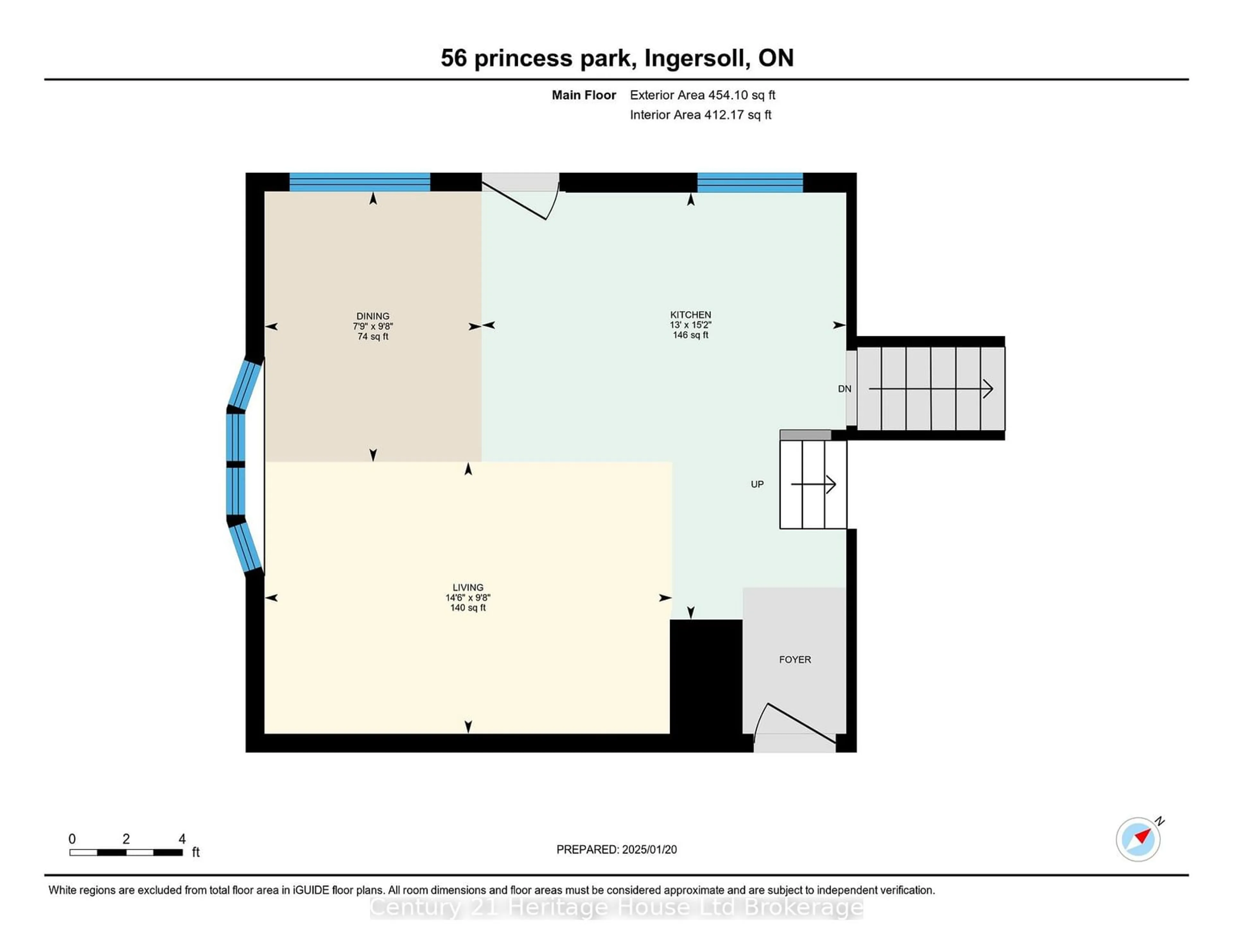 Floor plan for 56 Princess Park Rd, Ingersoll Ontario N5C 1X8