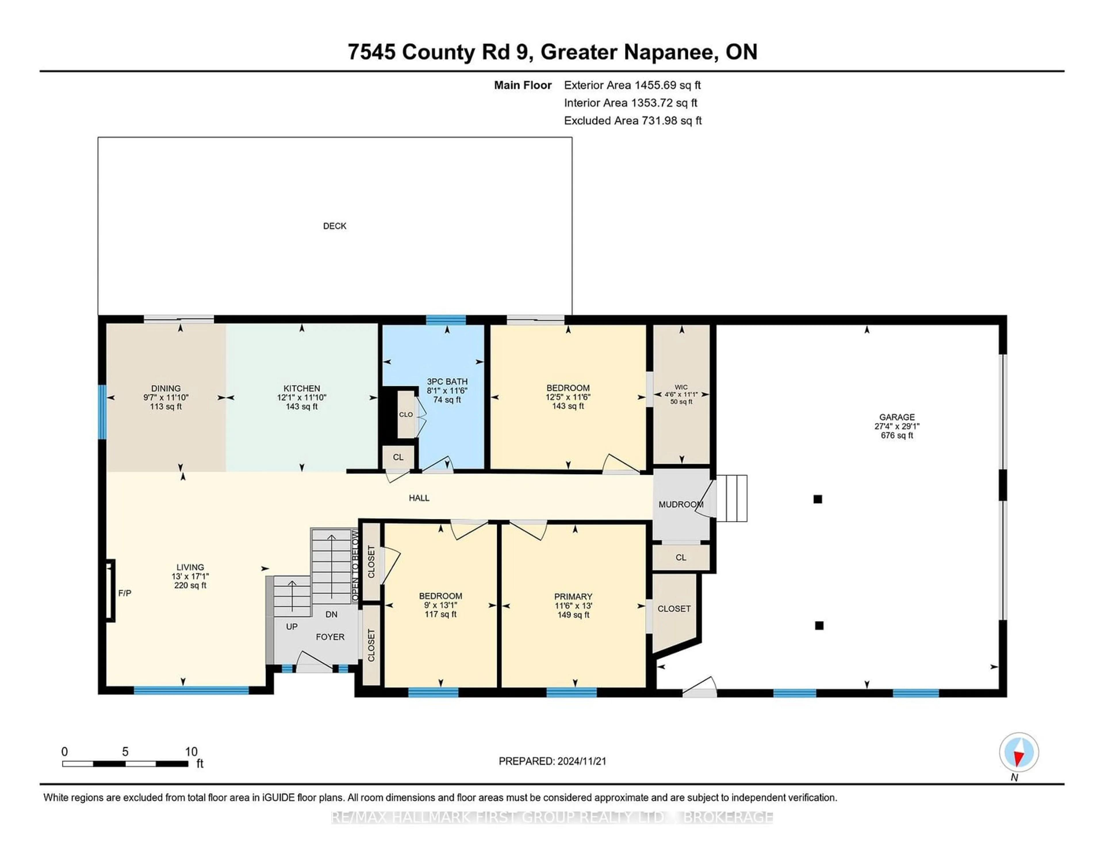 Floor plan for 7545 County Rd 9 Rd, Greater Napanee Ontario K7R 3K8