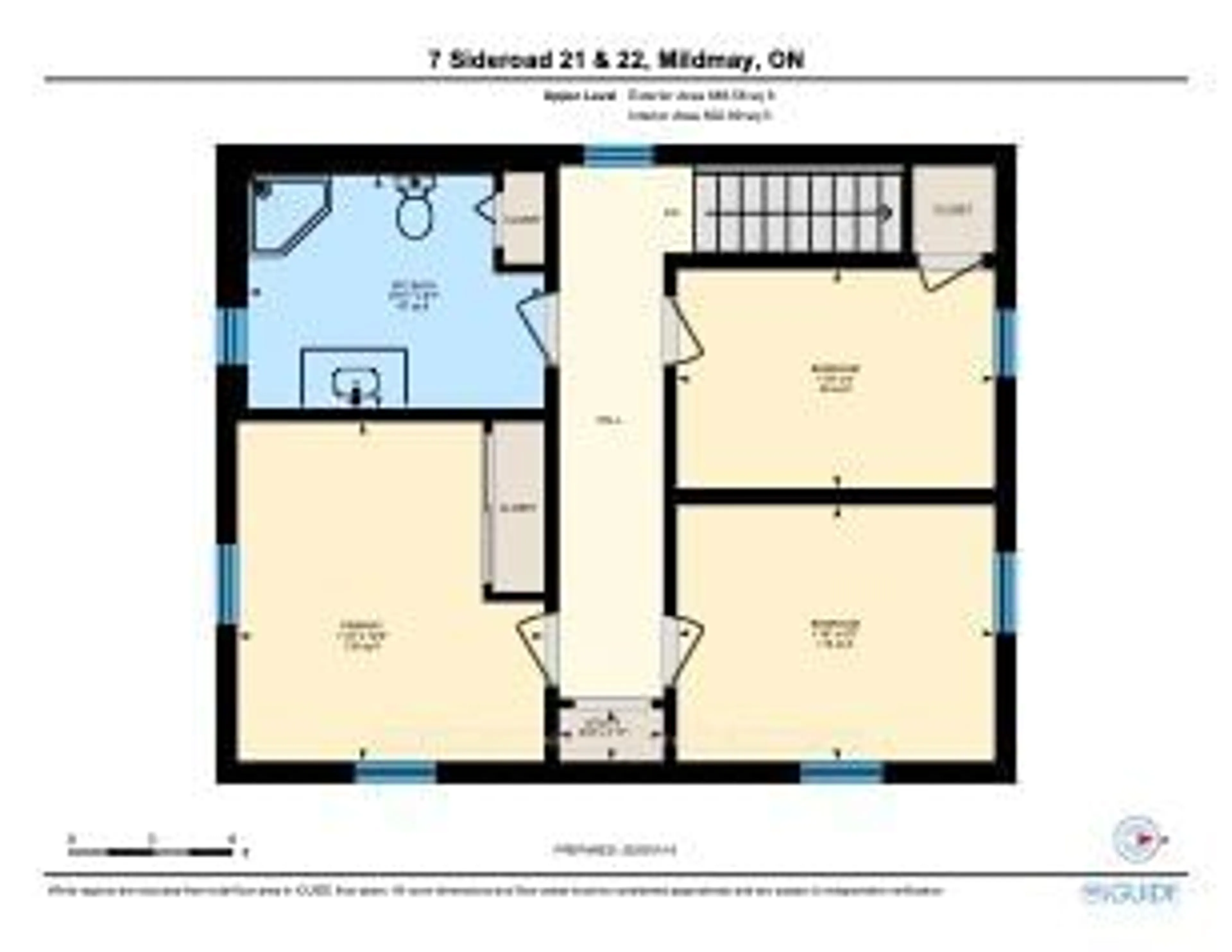 Floor plan for 7 Sideroad 21-22 Sdrd, South Bruce Ontario N0G 2J0