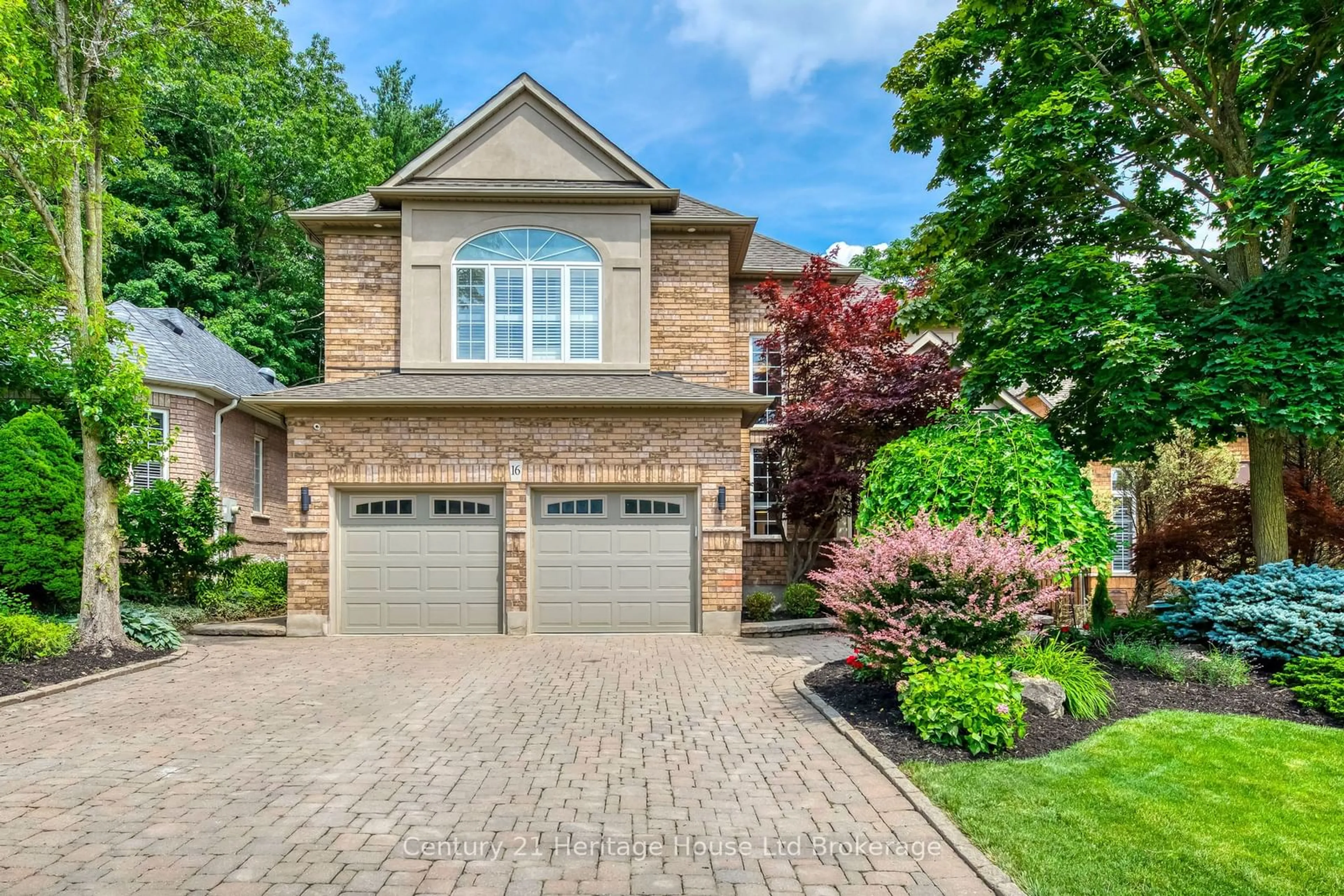 Home with brick exterior material, street for 16 SWEETMAN Dr, Hamilton Ontario L9H 7N6