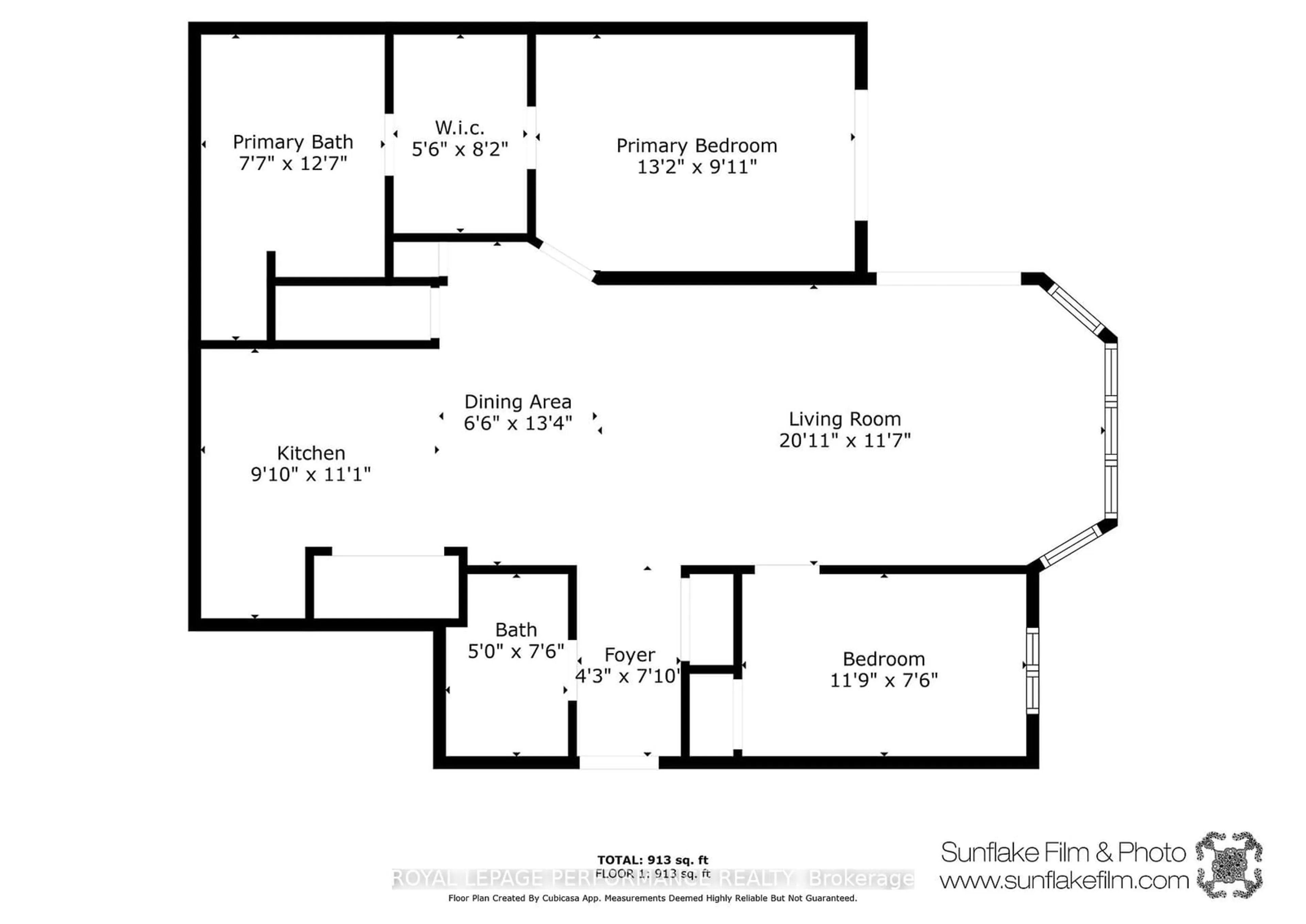 Floor plan for 1921 St Joseph Blvd #203, Orleans - Convent Glen and Area Ontario K1C 0A3