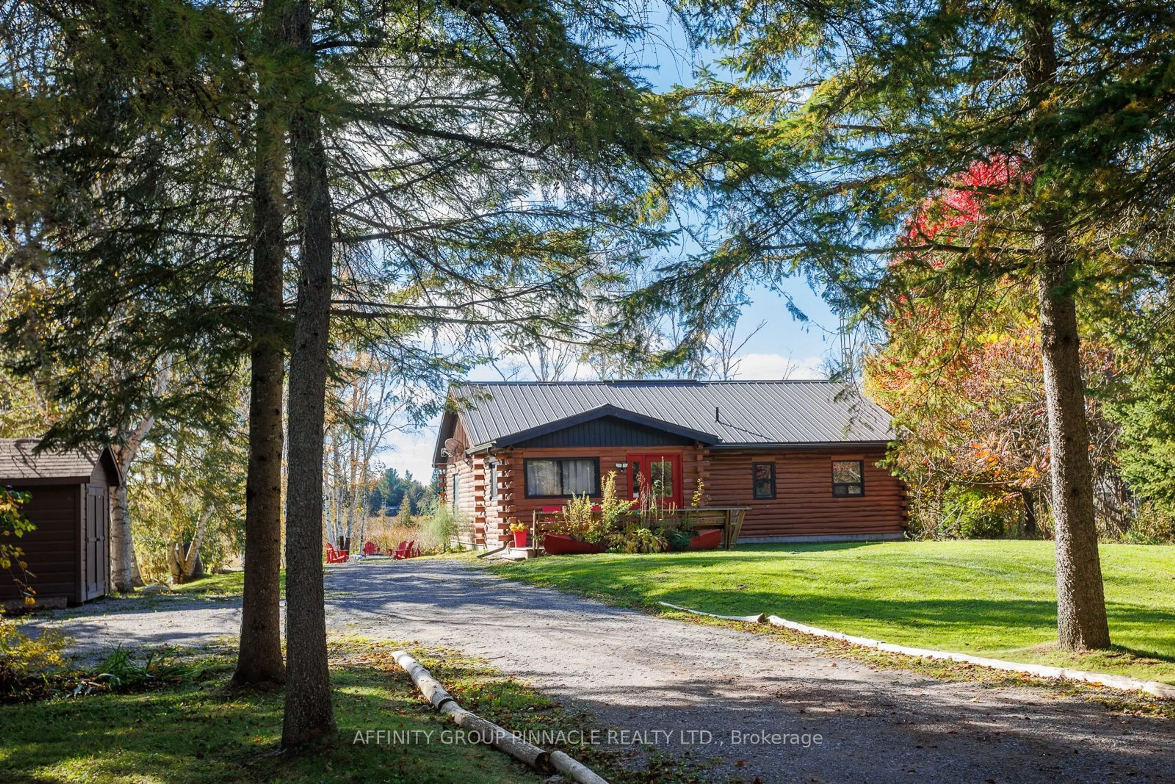 A pic from outside/outdoor area/front of a property/back of a property/a pic from drone, unknown for 30 Emily Creek Rd, Kawartha Lakes Ontario K0M 1L0