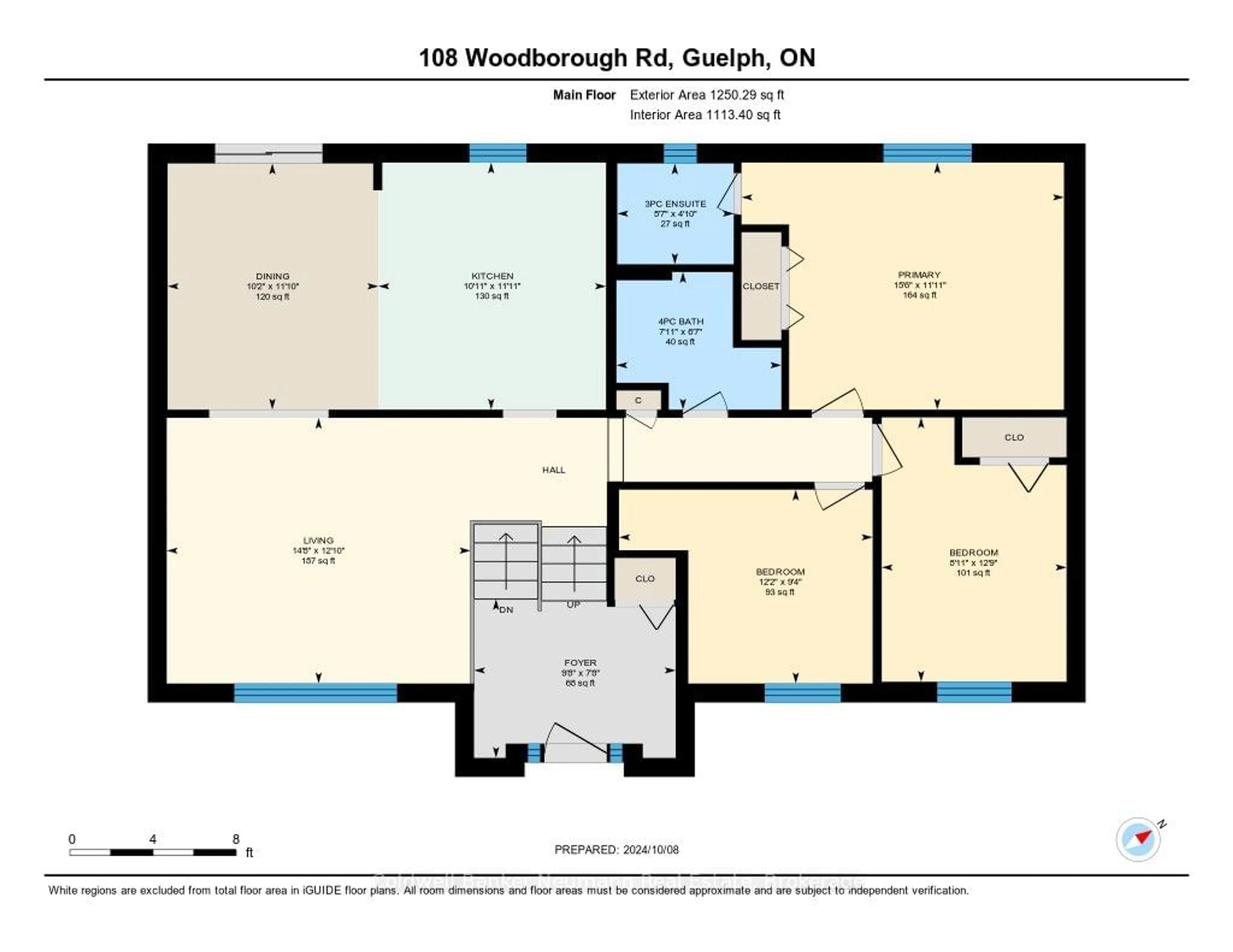 Floor plan for 108 Woodborough Rd, Guelph Ontario N1G 3K5