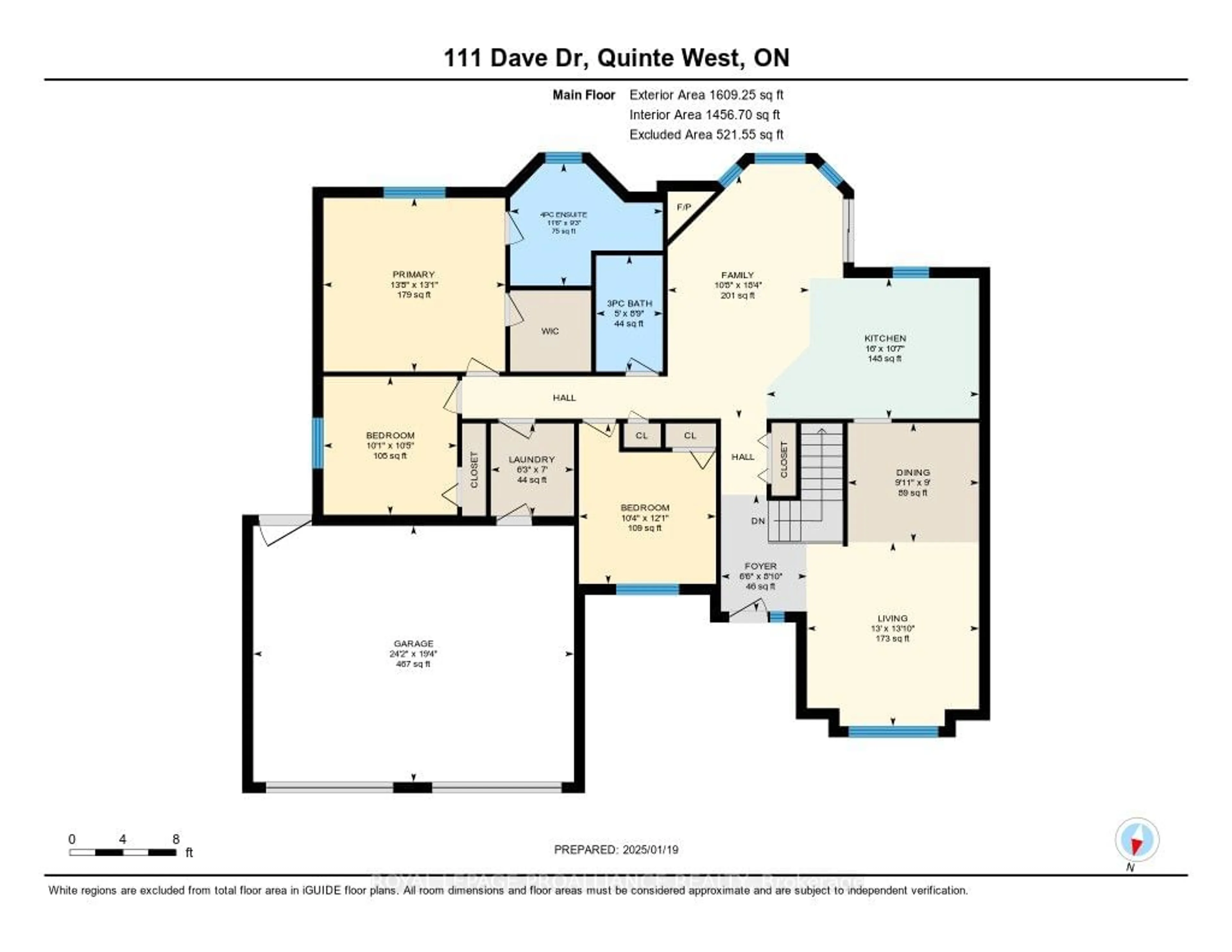 Floor plan for 111 Dave Dr, Quinte West Ontario K0K 2C0