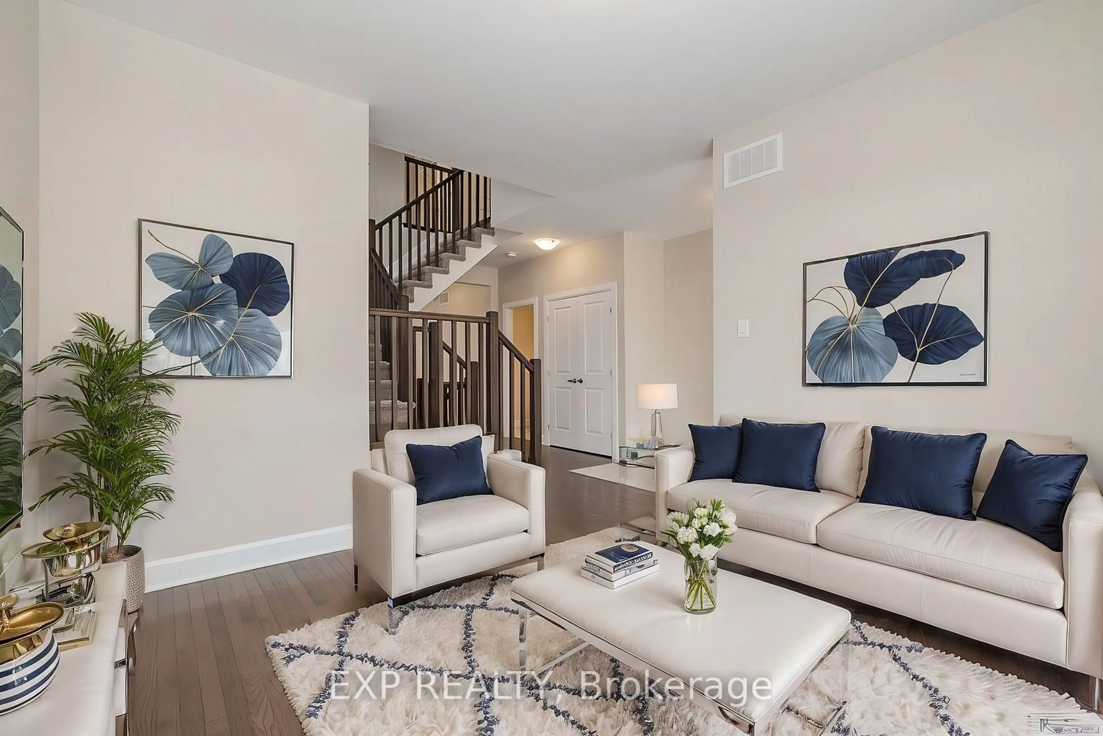 Living room with furniture, carpet floor for 94 Robertson Lane, Carleton Place Ontario K7C 0R5