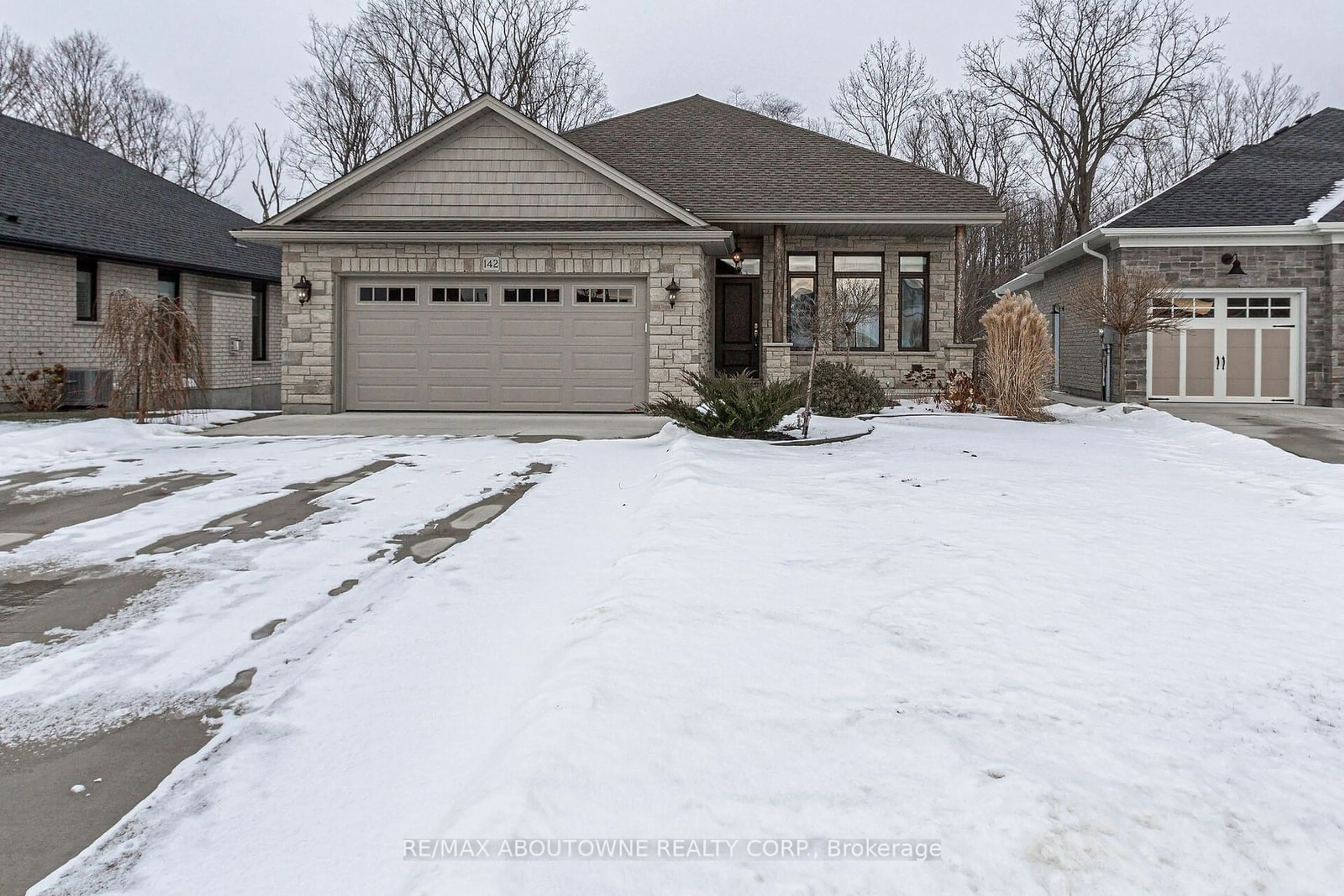 Home with brick exterior material, street for 142 Old Field Lane, Central Elgin Ontario N5L 0A9