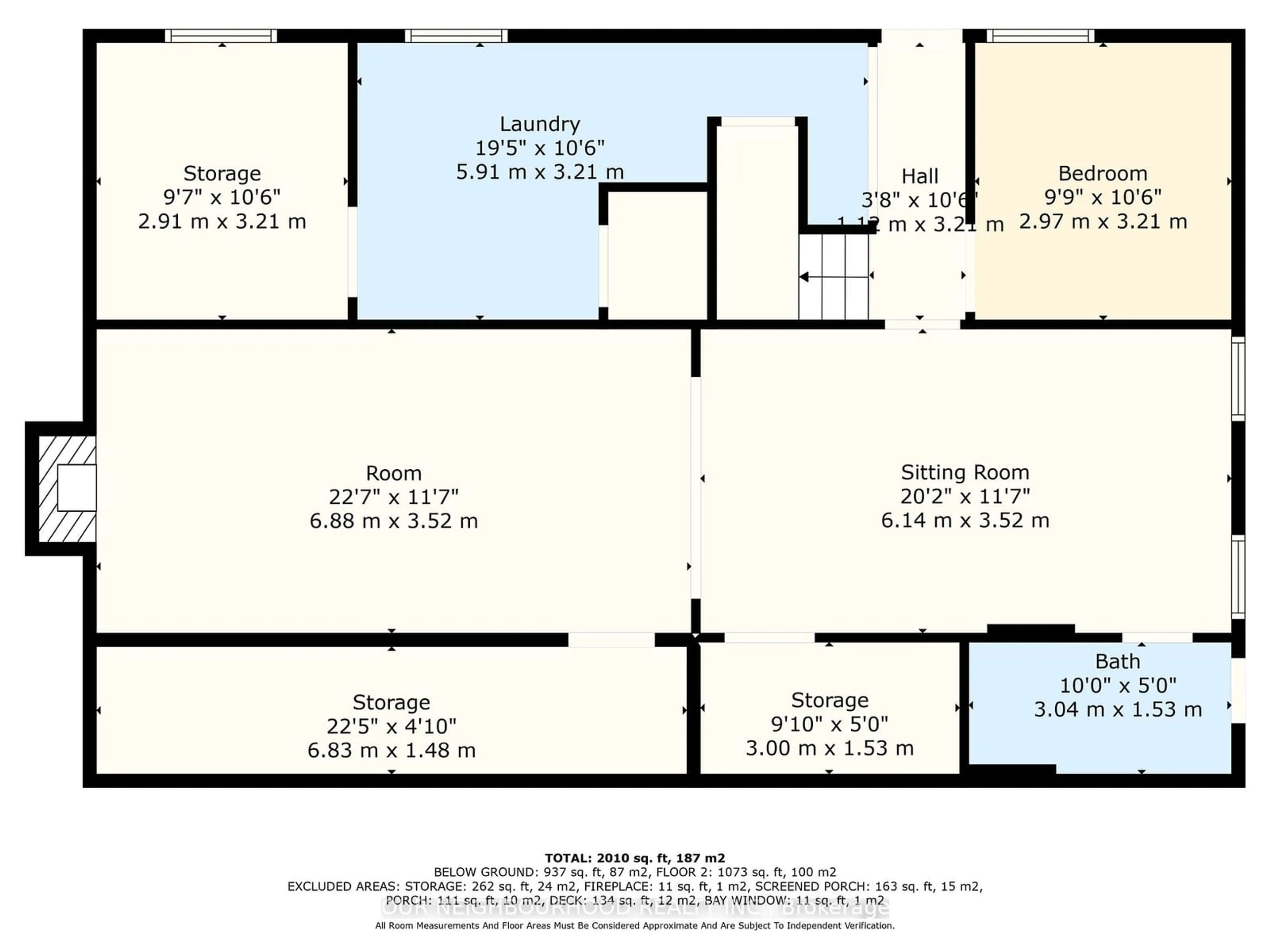 Floor plan for 20 Haig St, Quinte West Ontario K0K 1E0