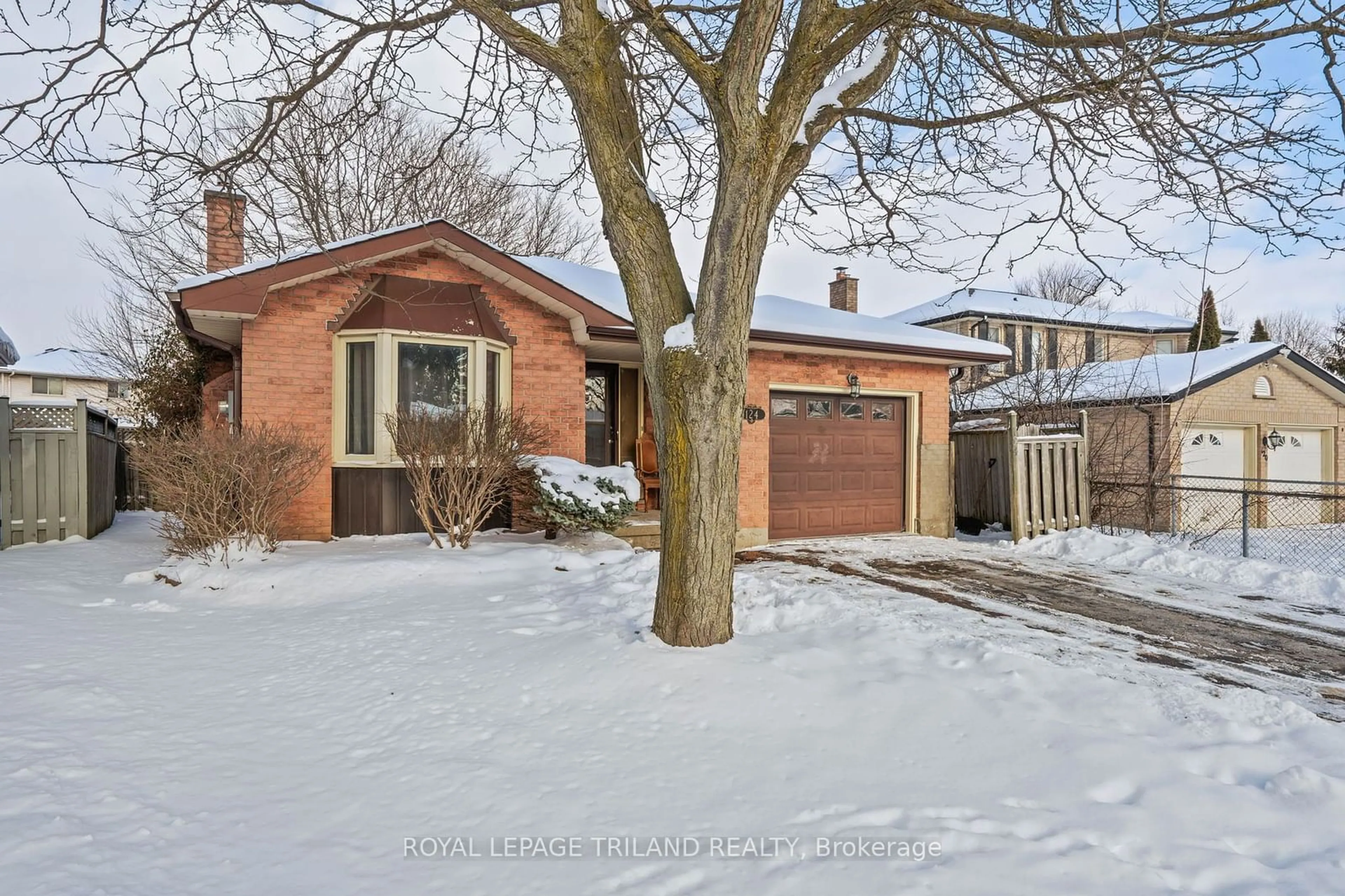 Home with brick exterior material, street for 124 Fairchild Cres, London Ontario N6E 3E8