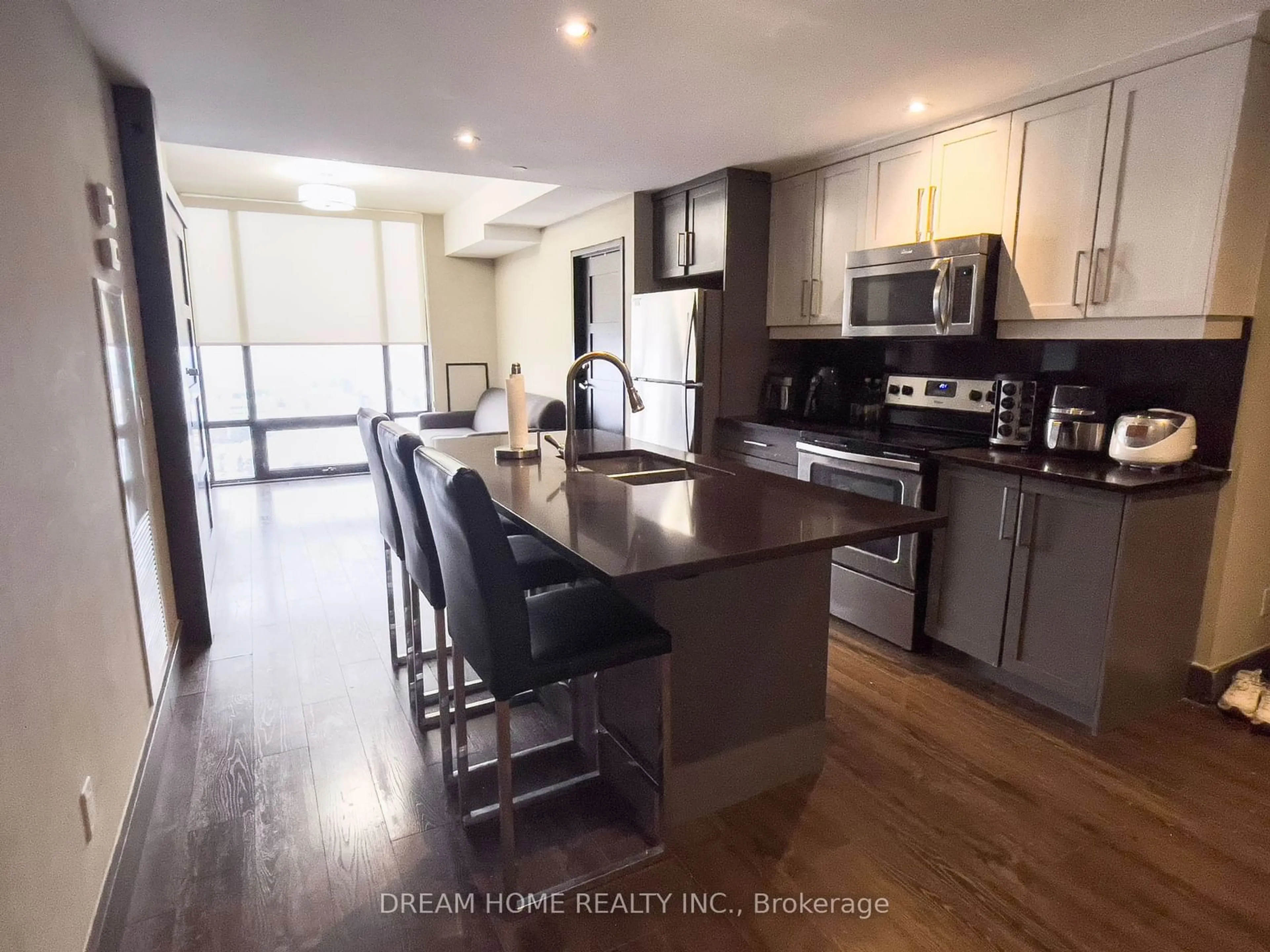 Open concept kitchen, unknown for 330 Phillip St #N2601, Waterloo Ontario N2L 3W9