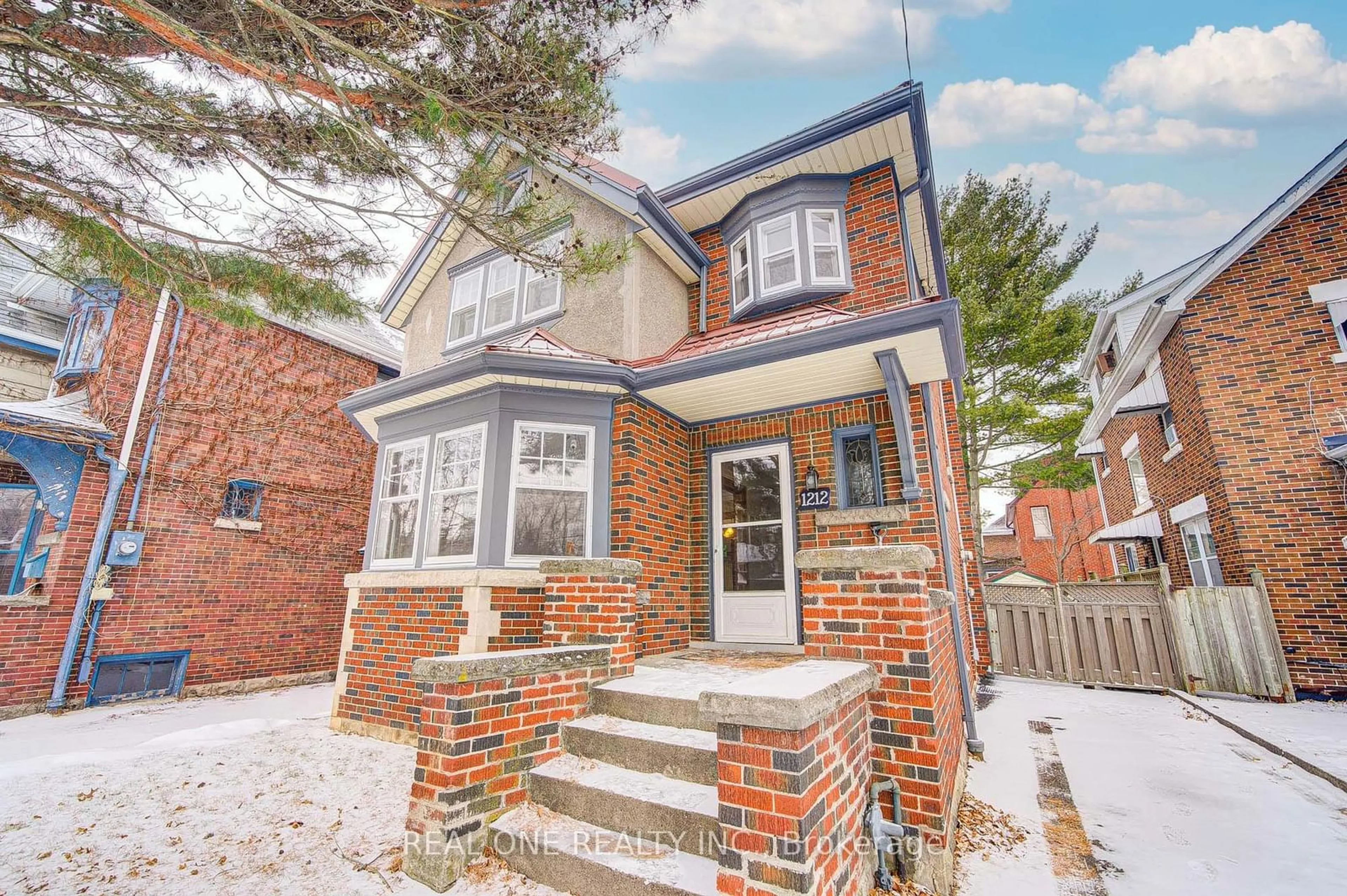 Home with brick exterior material, street for 1212 King St, Hamilton Ontario L8S 1M4