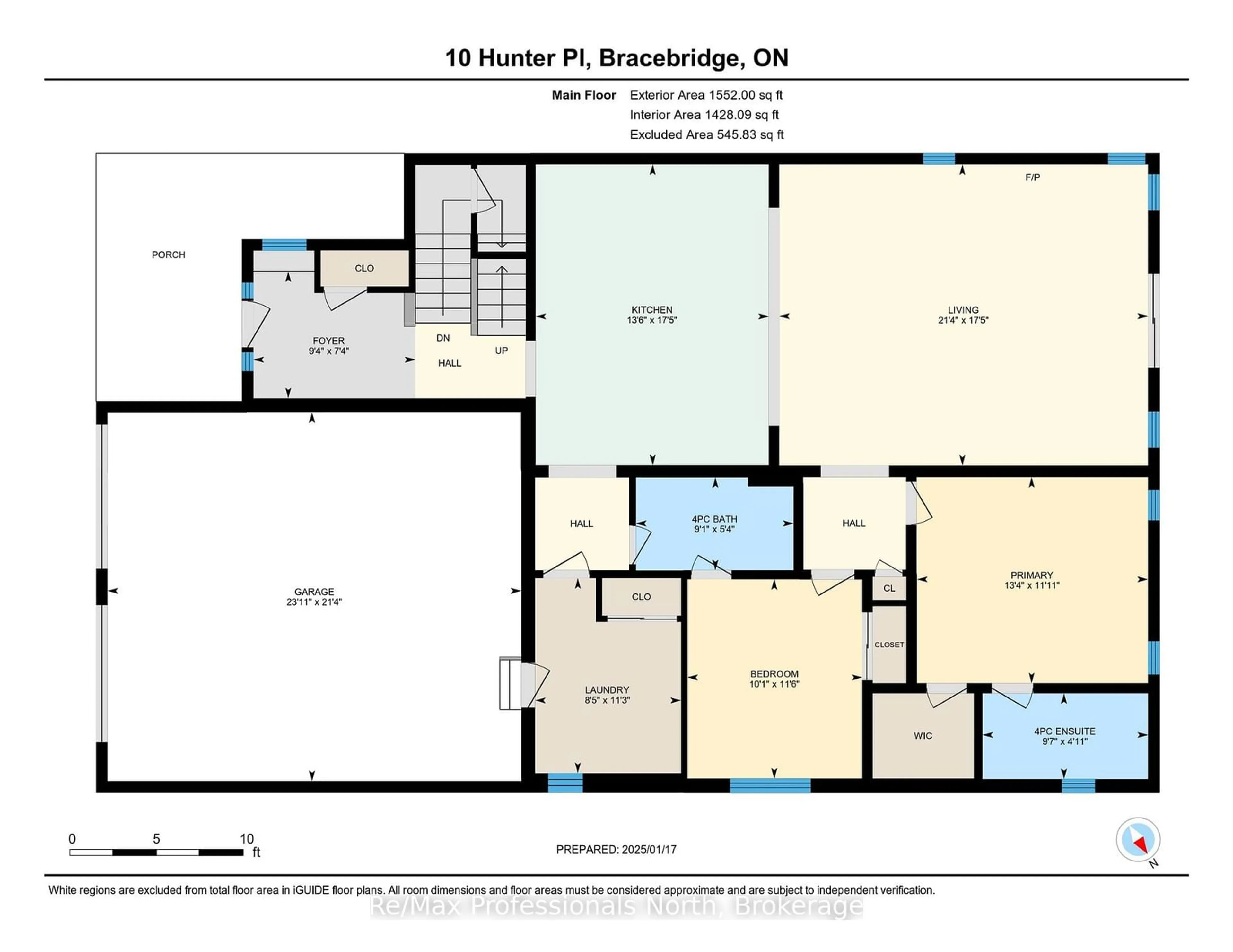 Floor plan for 10 Hunter Pl, Bracebridge Ontario P1L 0E1