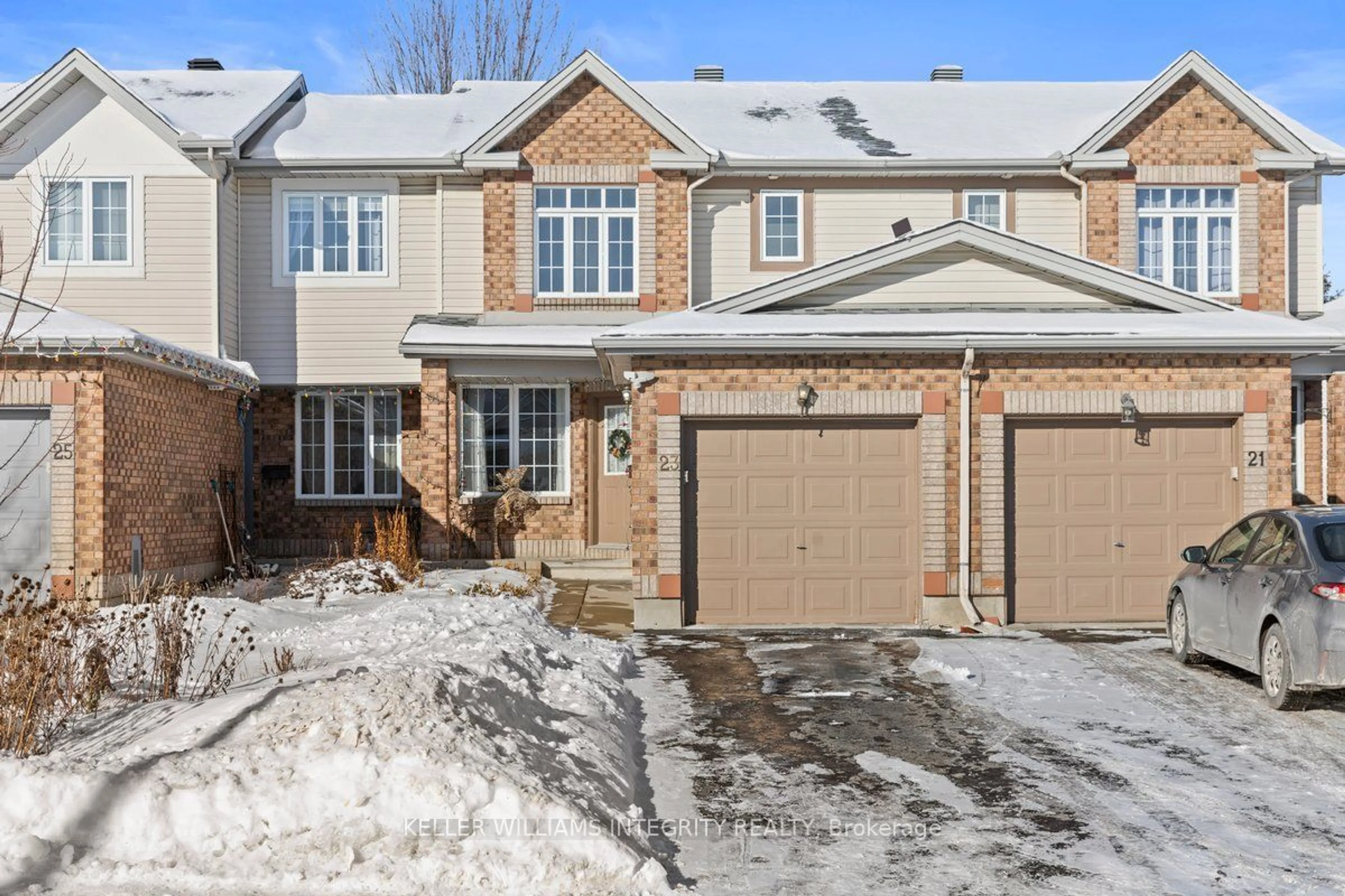 Home with brick exterior material, street for 23 Drumso St, Hunt Club - South Keys and Area Ontario K1T 3X9