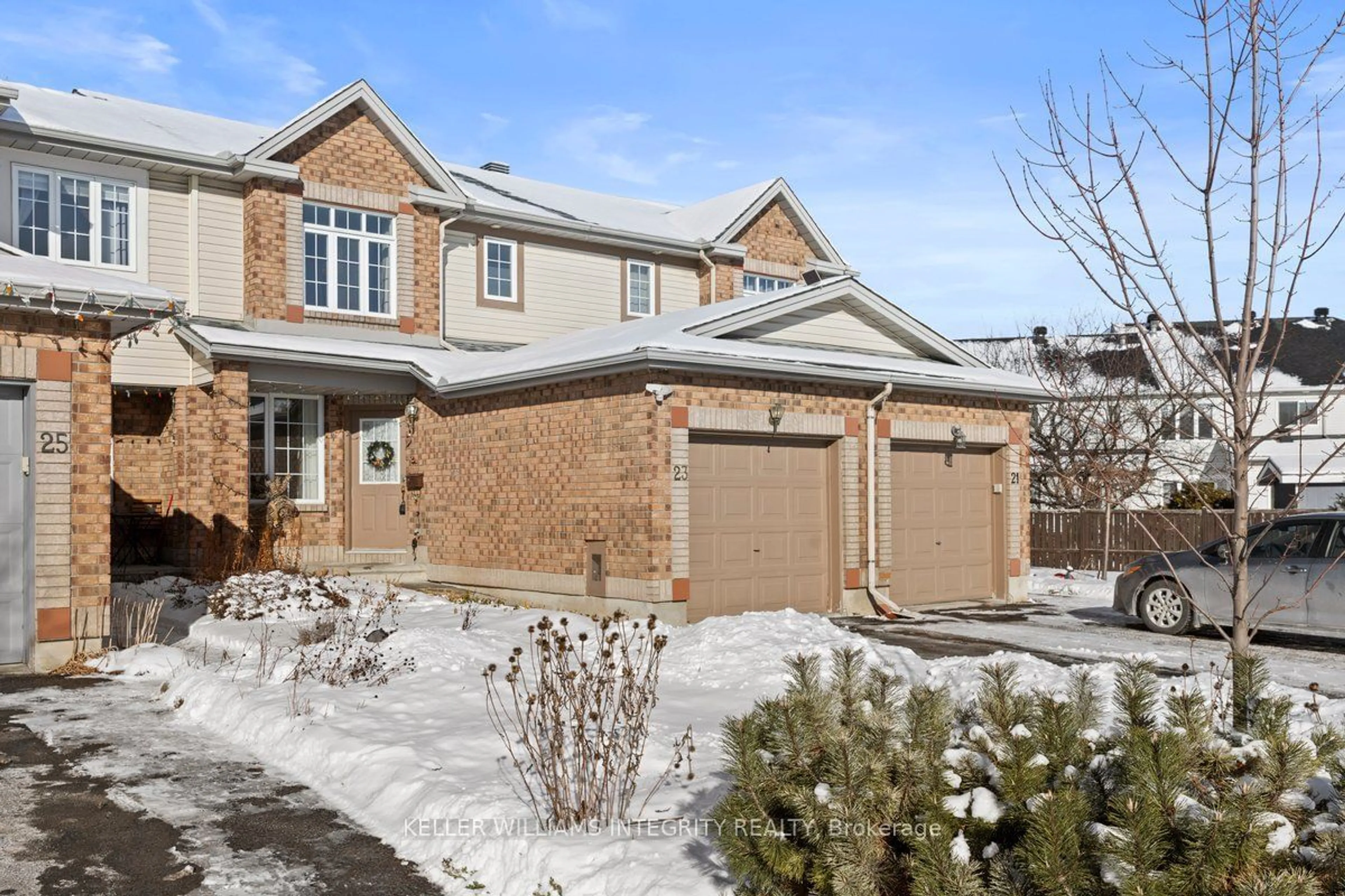 Home with brick exterior material, street for 23 Drumso St, Hunt Club - South Keys and Area Ontario K1T 3X9