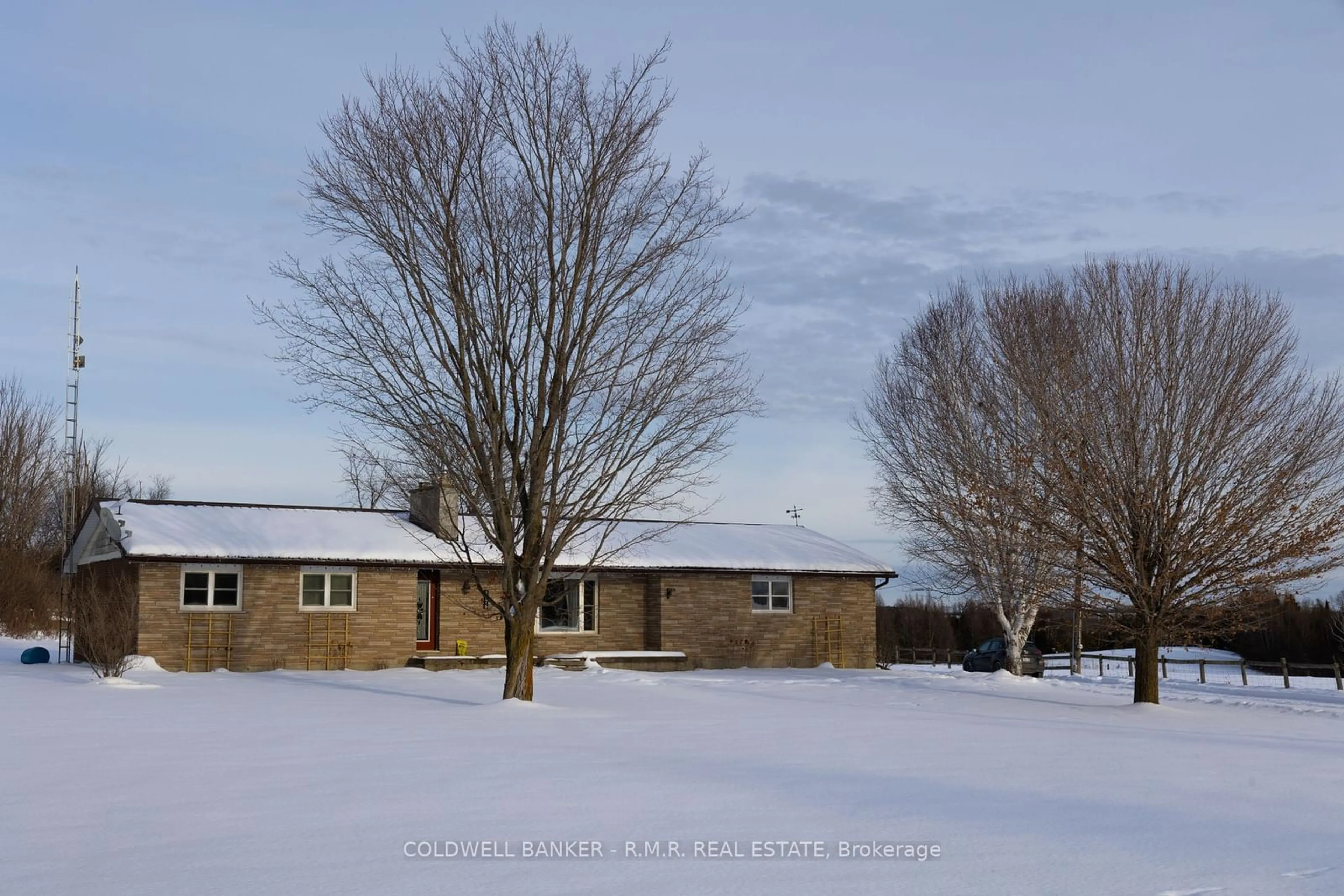 A pic from outside/outdoor area/front of a property/back of a property/a pic from drone, unknown for 1076 Sandringham Rd, Kawartha Lakes Ontario K0M 2T0