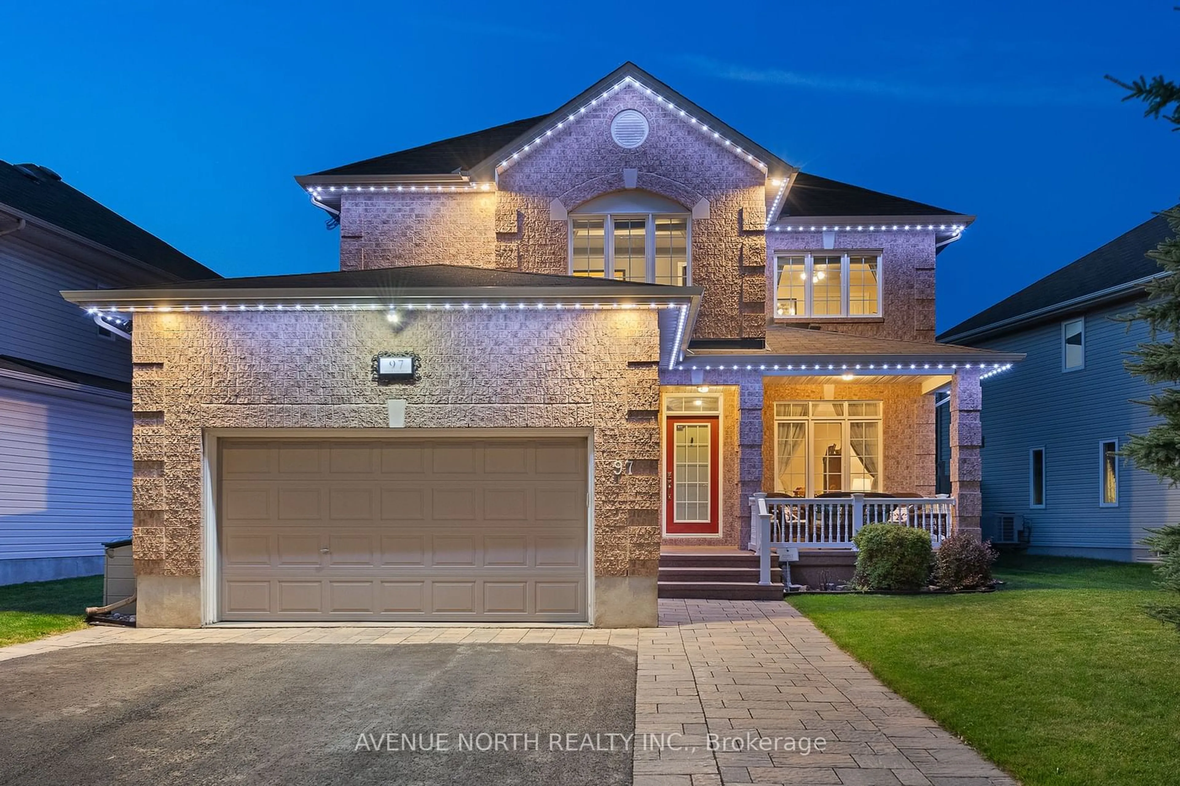 Home with brick exterior material, street for 97 Bridle Park Dr, Kanata Ontario K2M 2X1